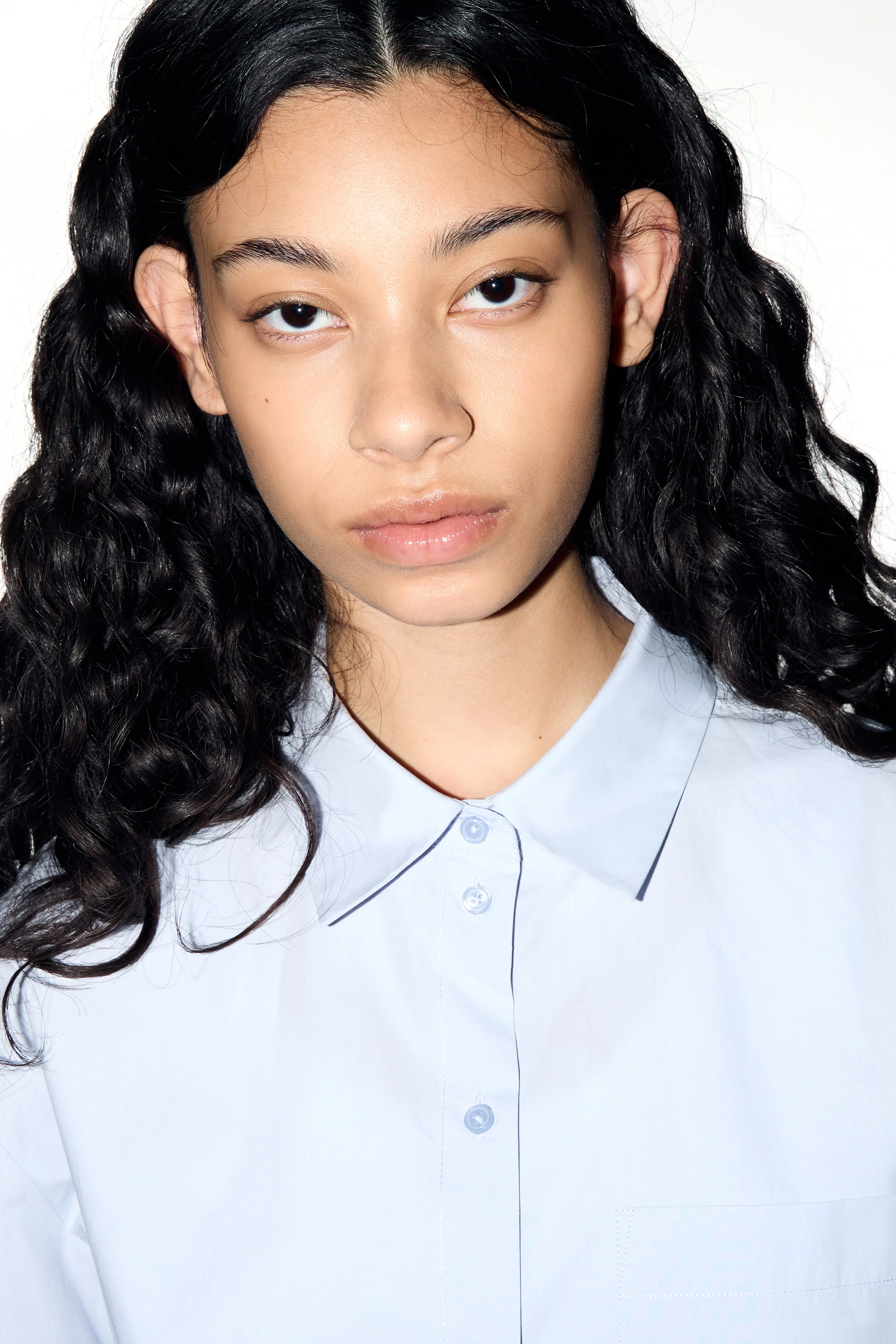 COTTON POCKET-DETAIL SHIRT - Image 3