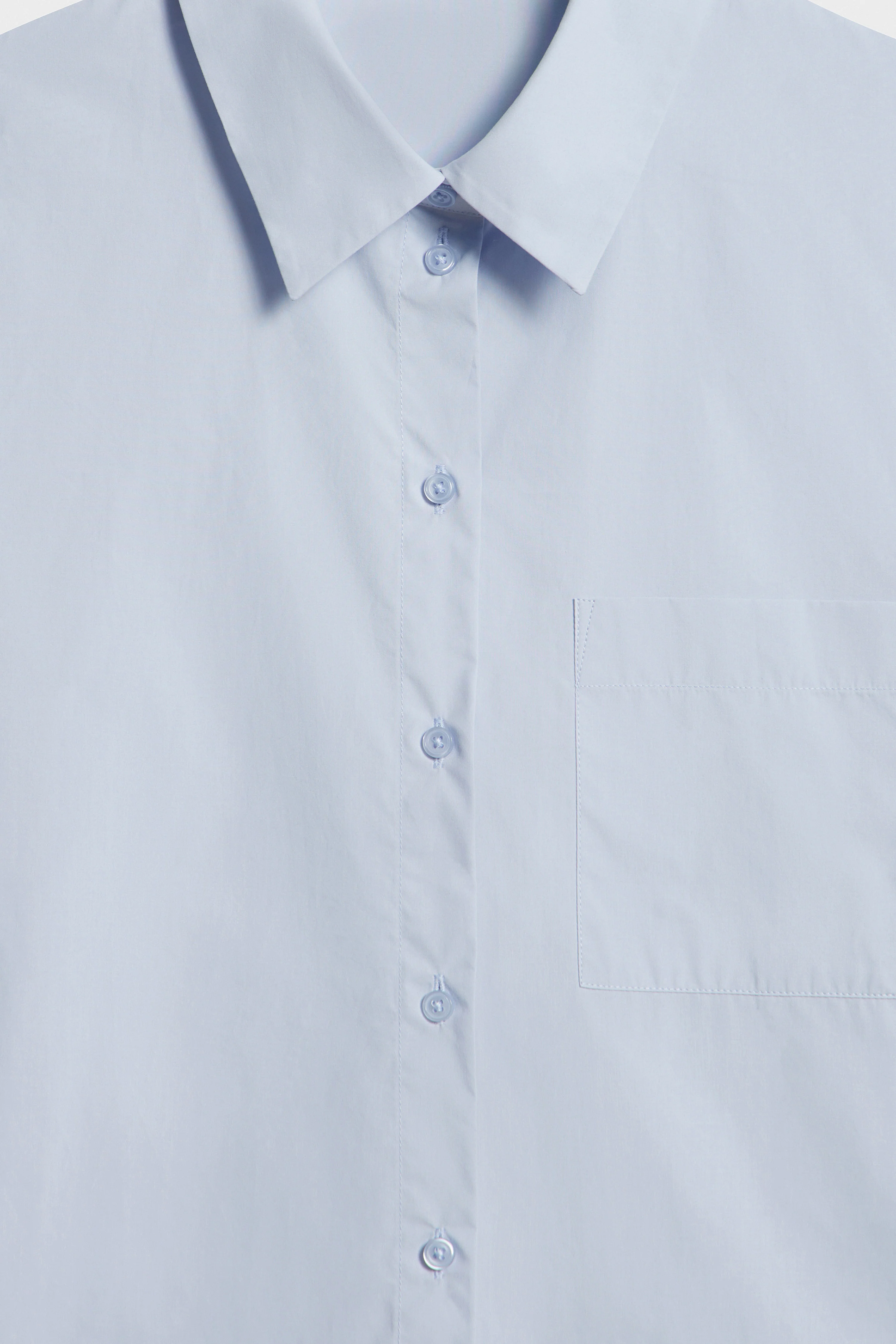 COTTON POCKET-DETAIL SHIRT - Image 6