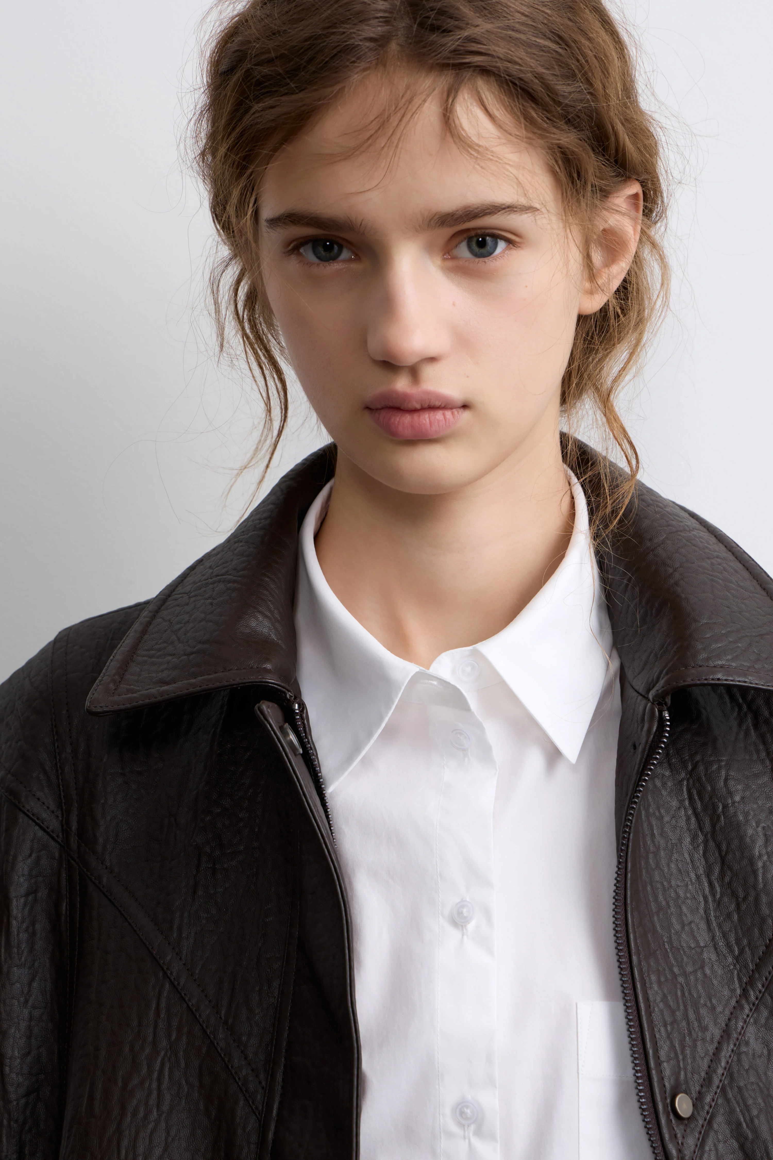 COTTON POCKET-DETAIL SHIRT - Image 2