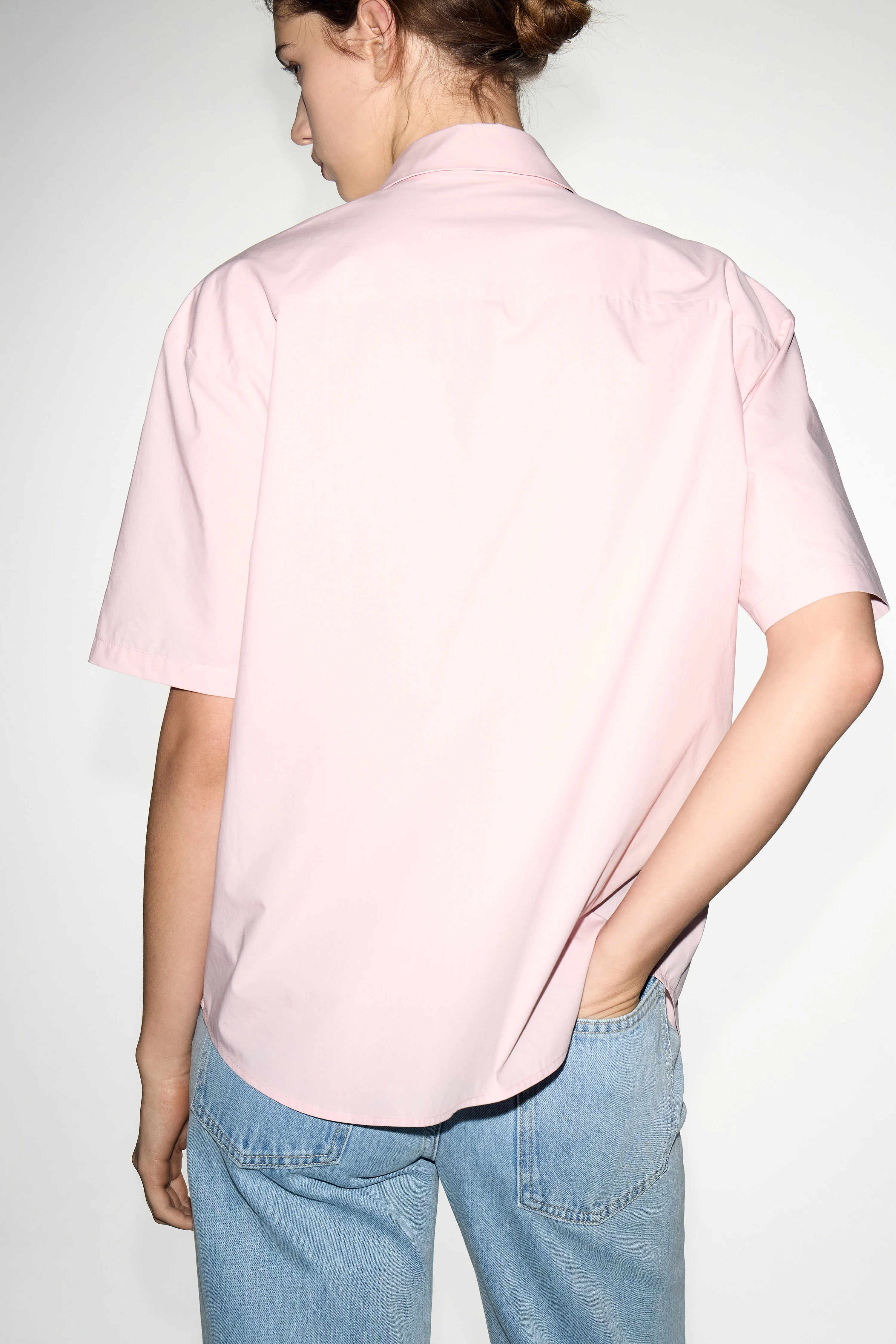 COTTON POCKET-DETAIL SHIRT - Image 3