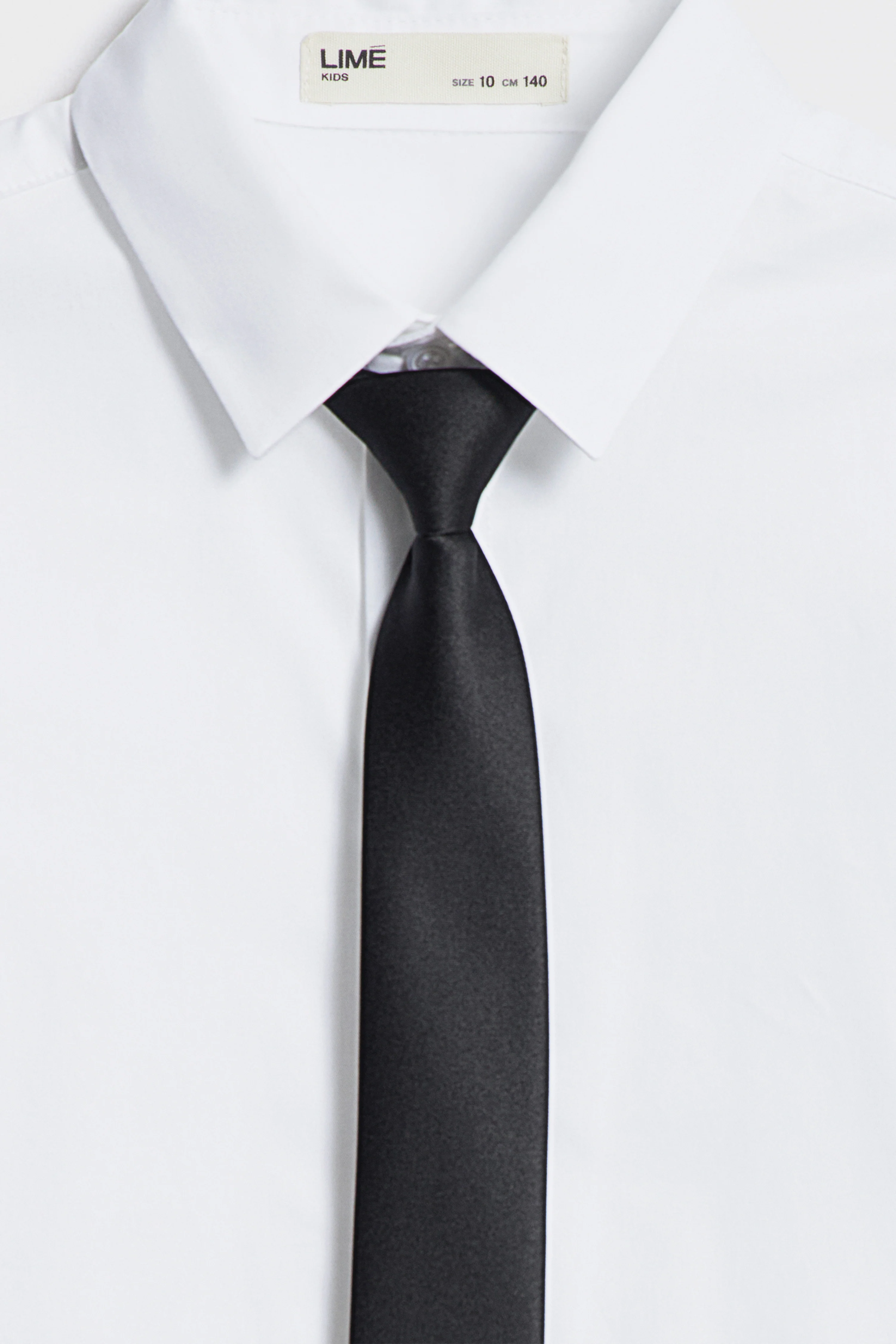 TIE-DETAIL COTTON SHIRT - Image 3