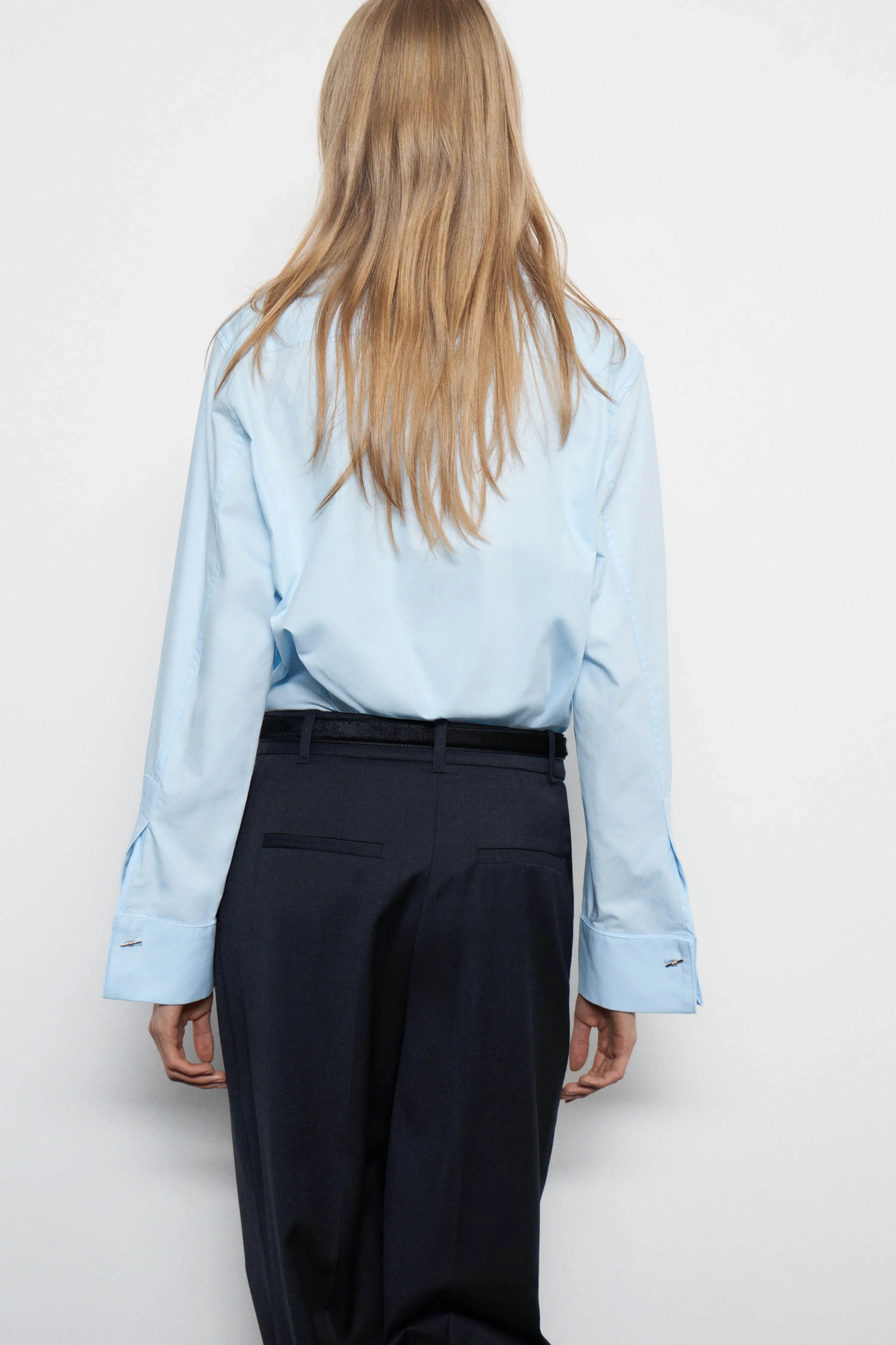 COTTON SHIRT WITH CUFFLINKS - Image 5