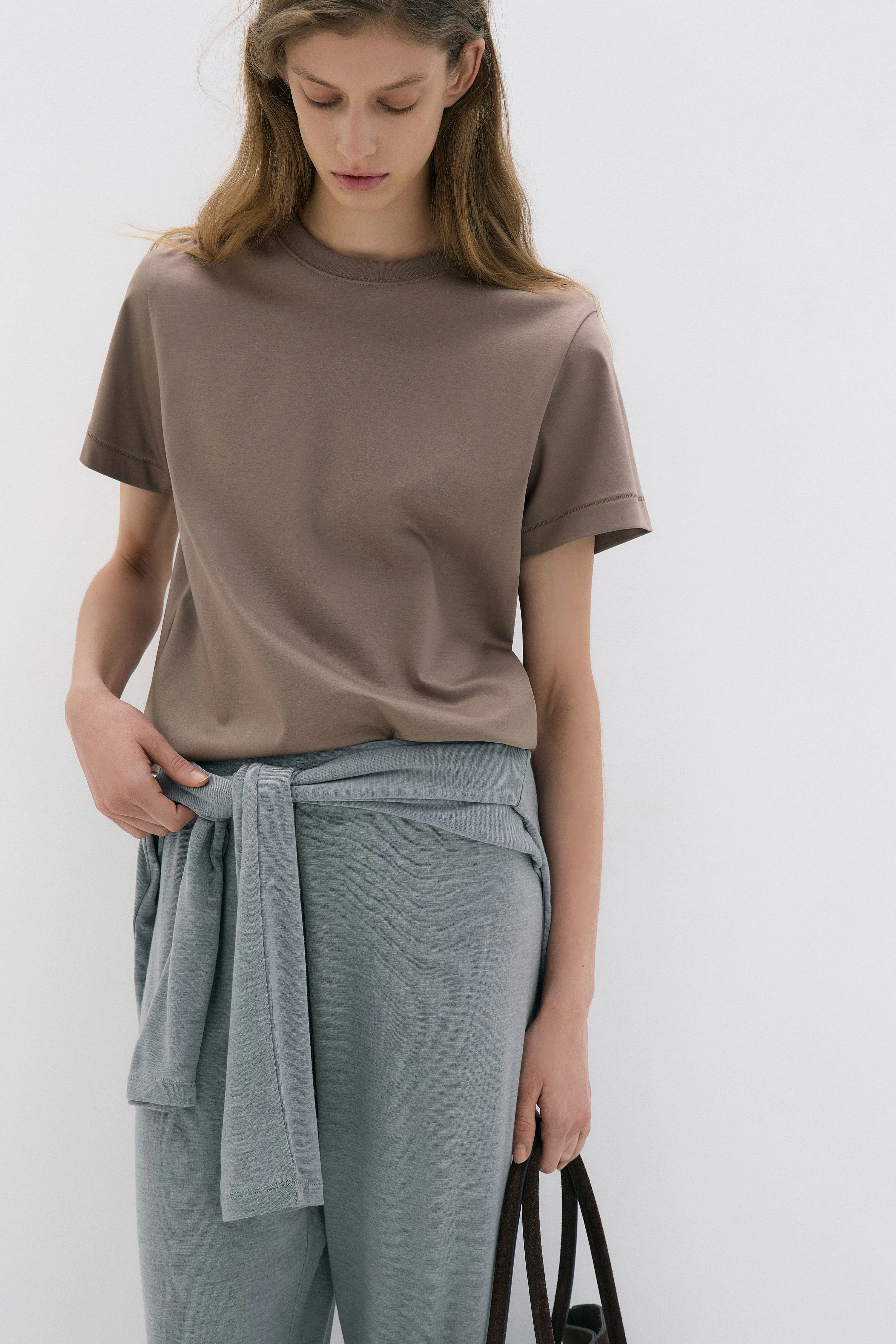 COTTON-SILK T-SHIRT