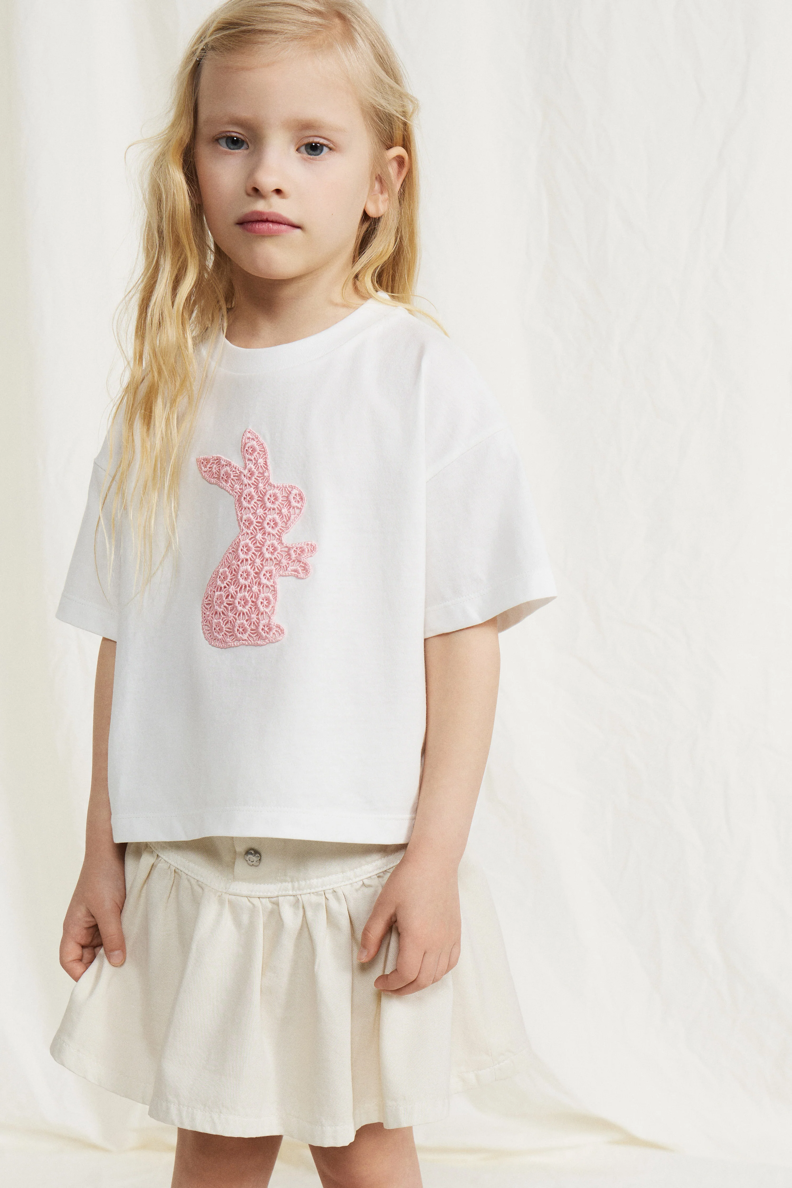 COTTON T-SHIRT WITH PATCH - Image 3