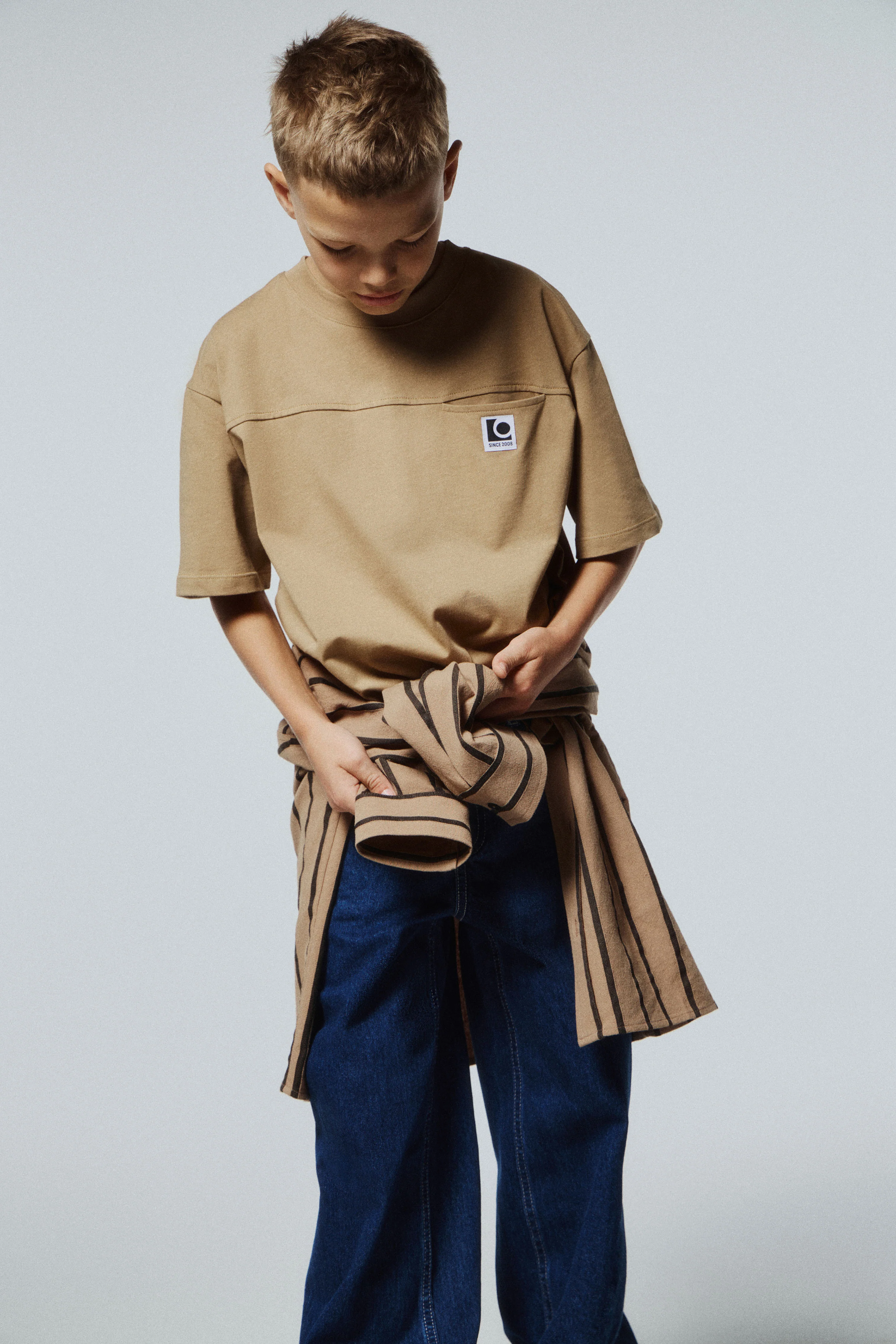 COTTON T-SHIRT WITH POCKET - Image 3