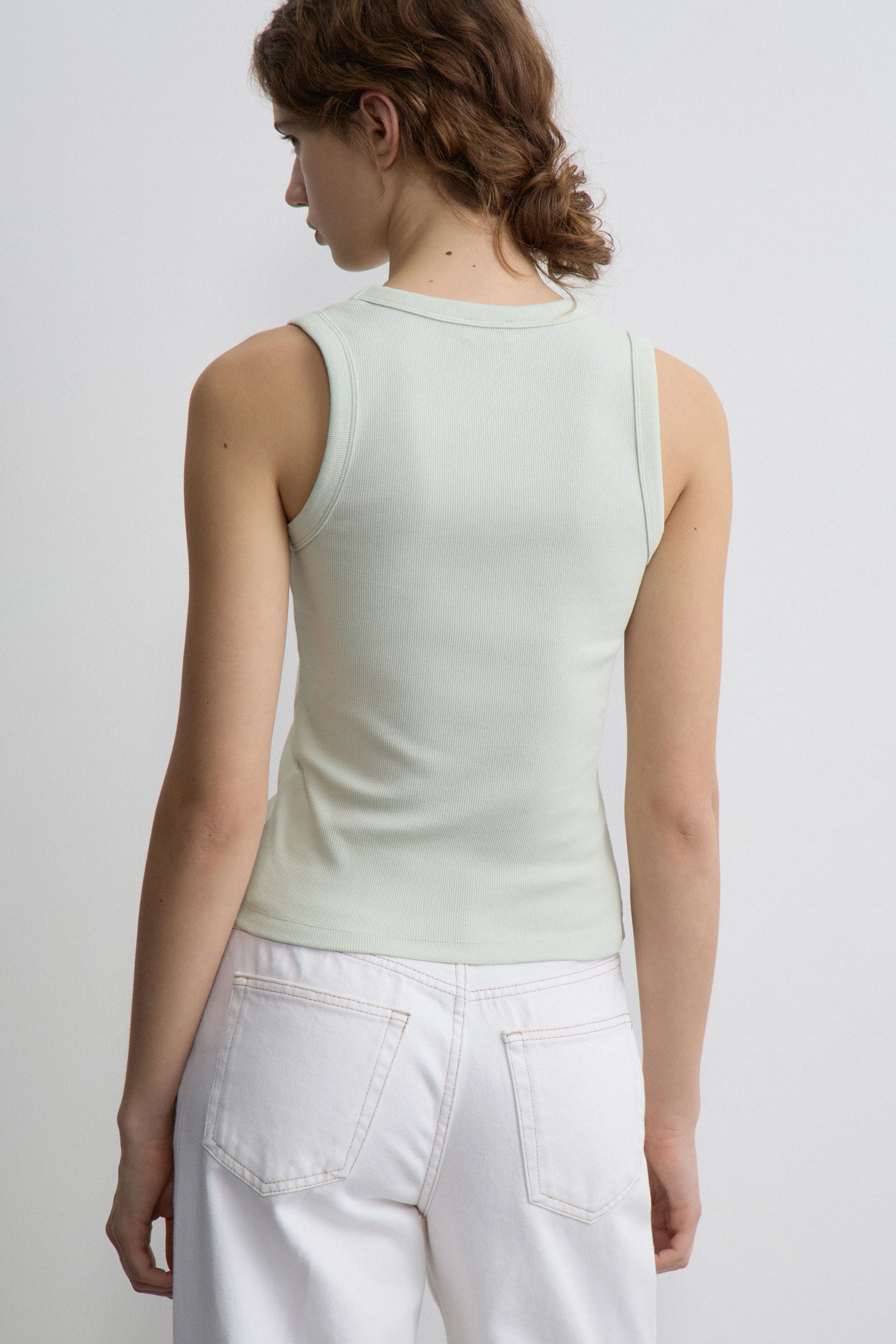 COTTON-VISCOSE TOP - Image 3