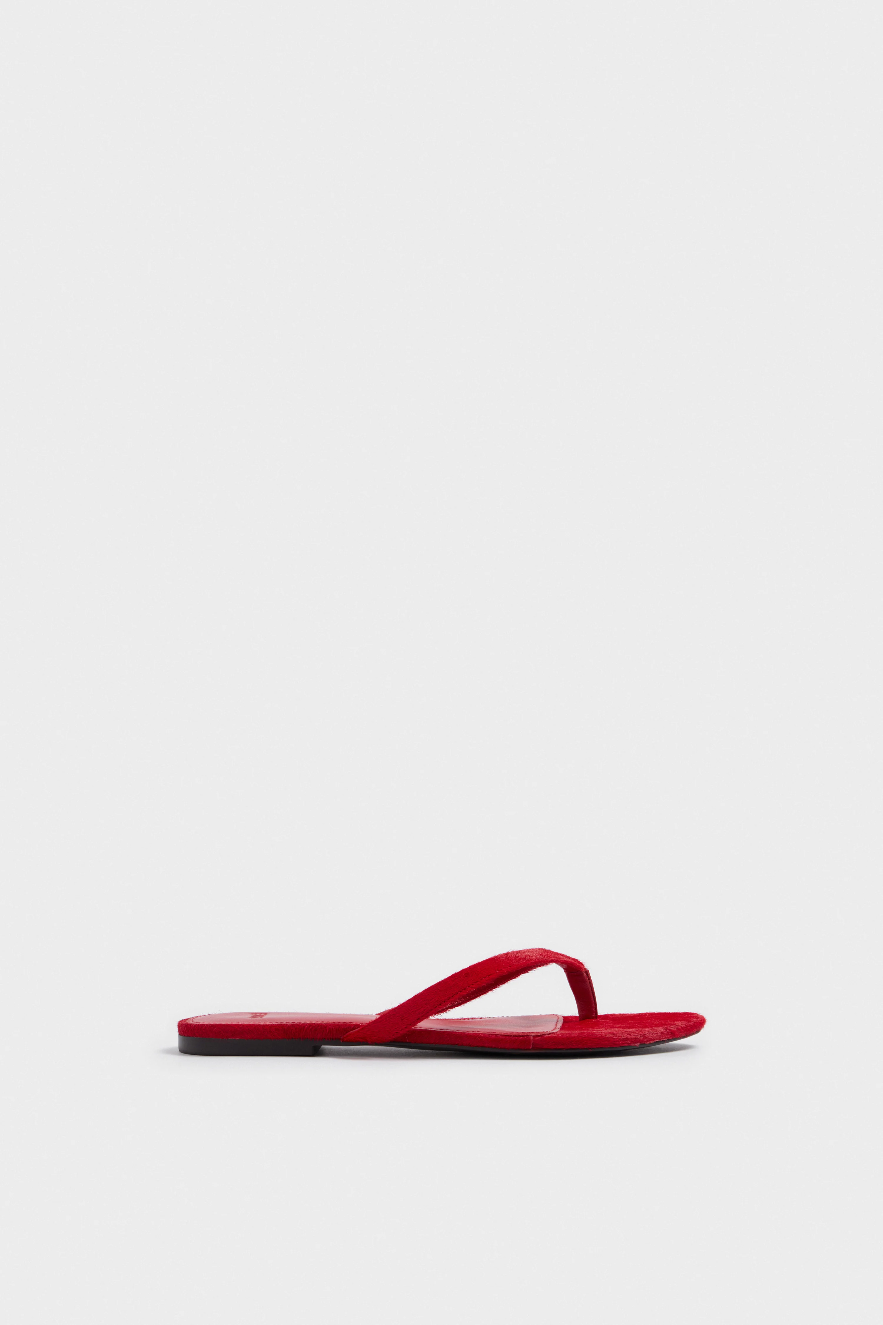 COW FURSKIN FLIP-FLOPS - Image 4