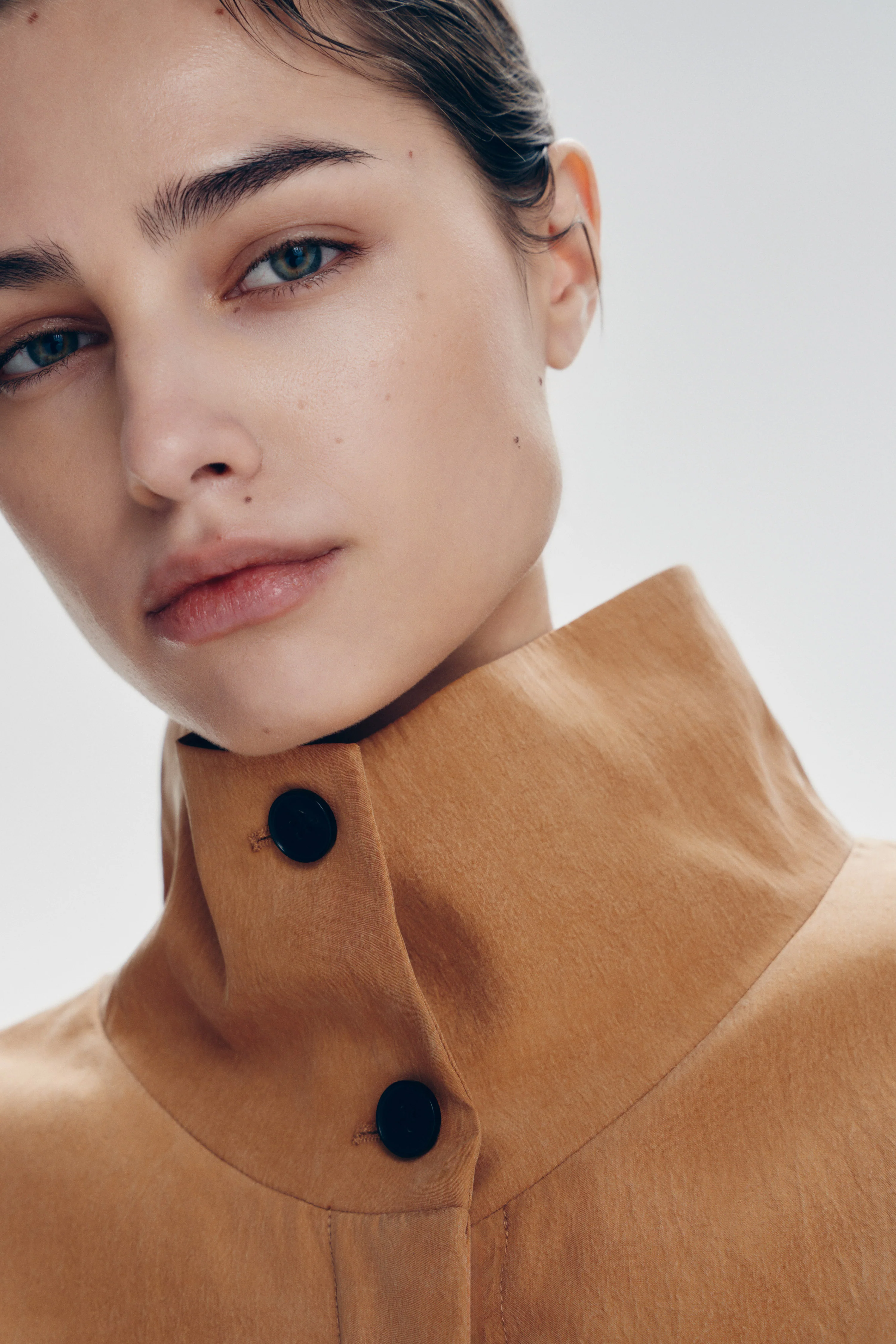 CREASED-EFFECT LYOCELL-BLEND JACKET - Image 4