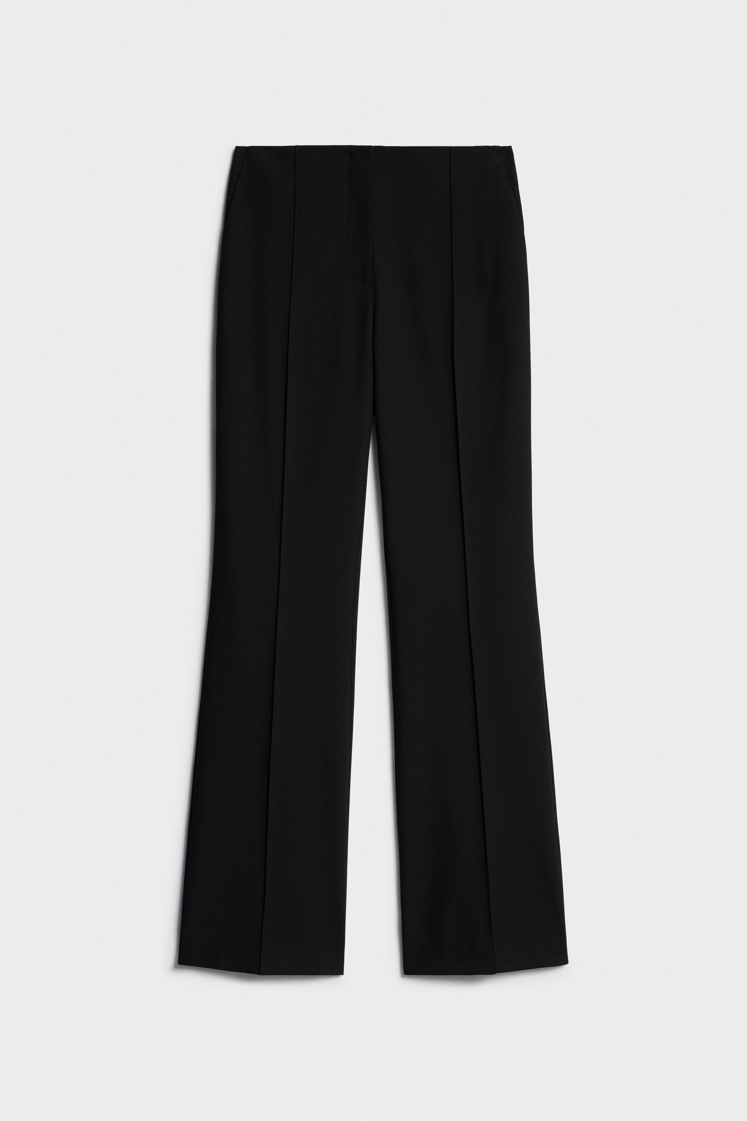 CREASED FLARE TROUSERS - Image 6