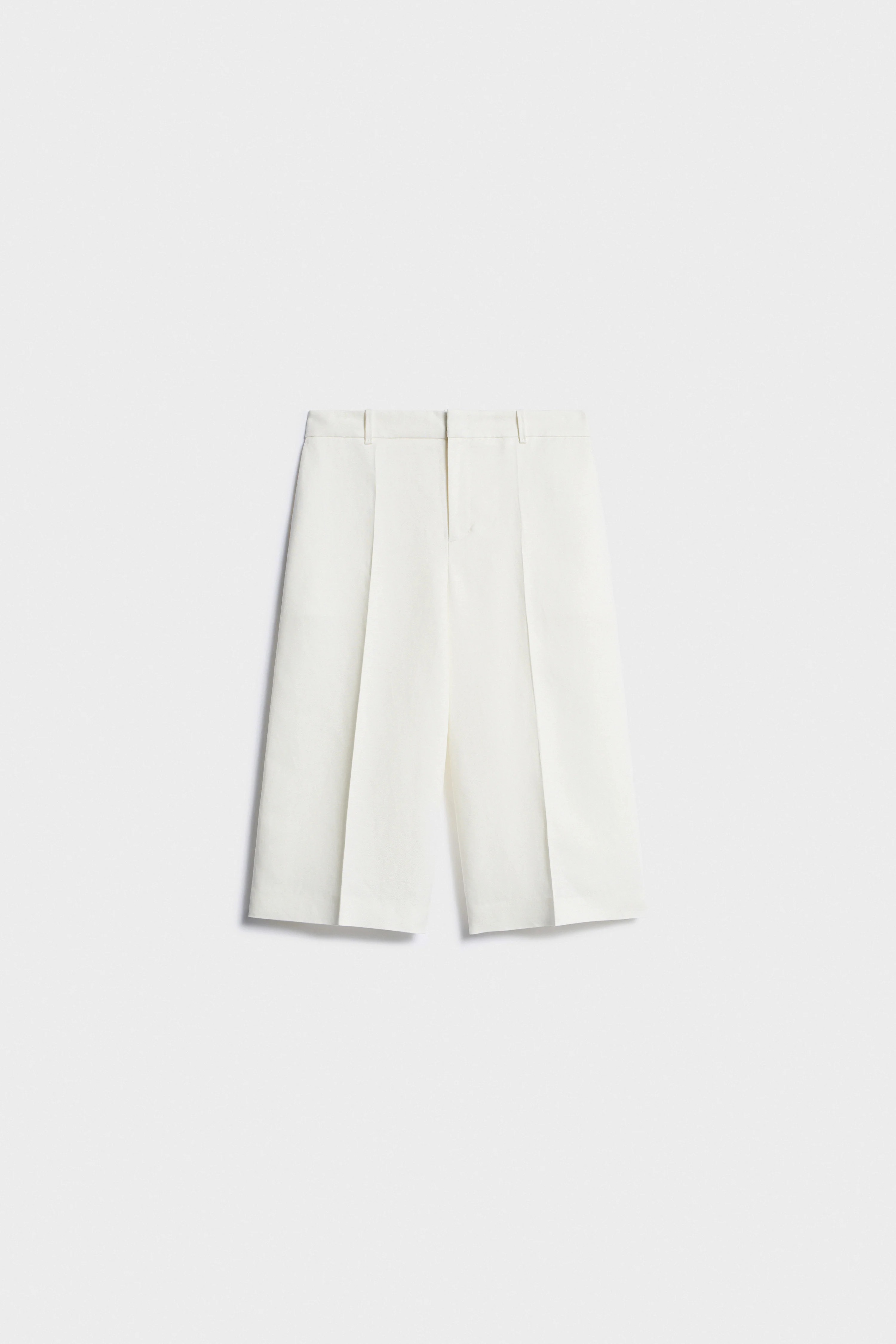 CREASED LYOCELL-LINEN BERMUDA SHORTS - Image 4