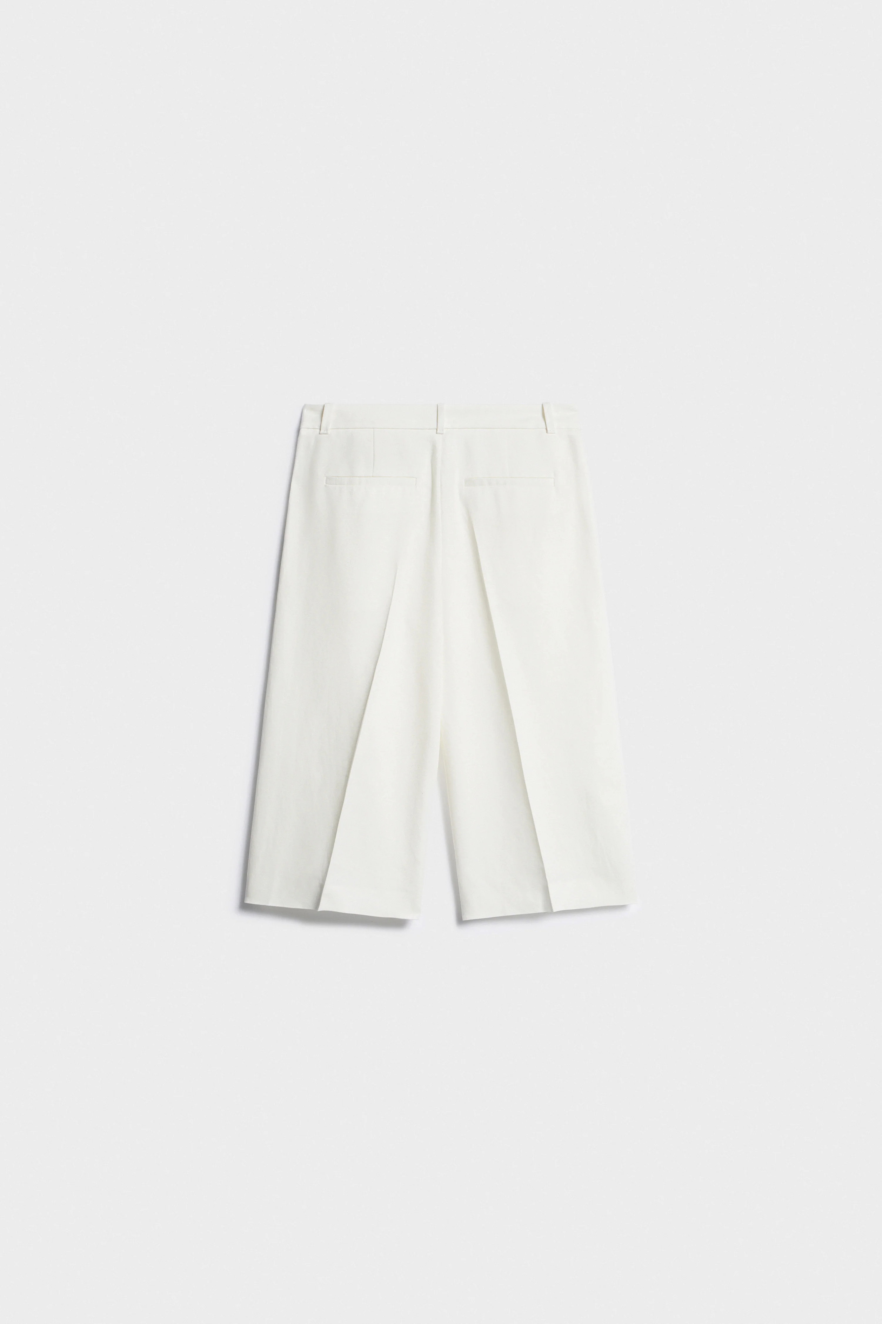 CREASED LYOCELL-LINEN BERMUDA SHORTS - Image 5