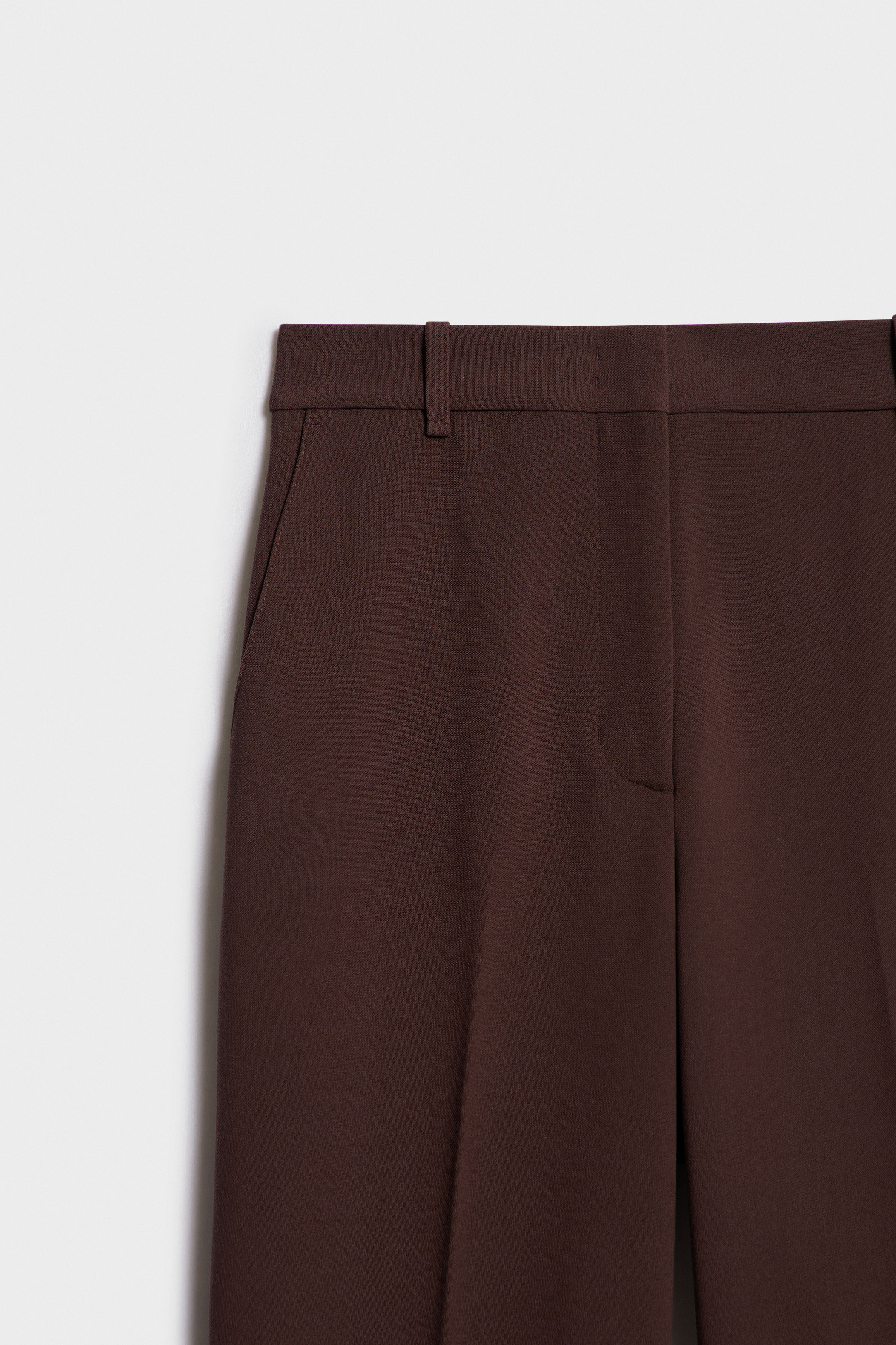 CREASED STRAIGHT FIT TROUSERS - Image 7