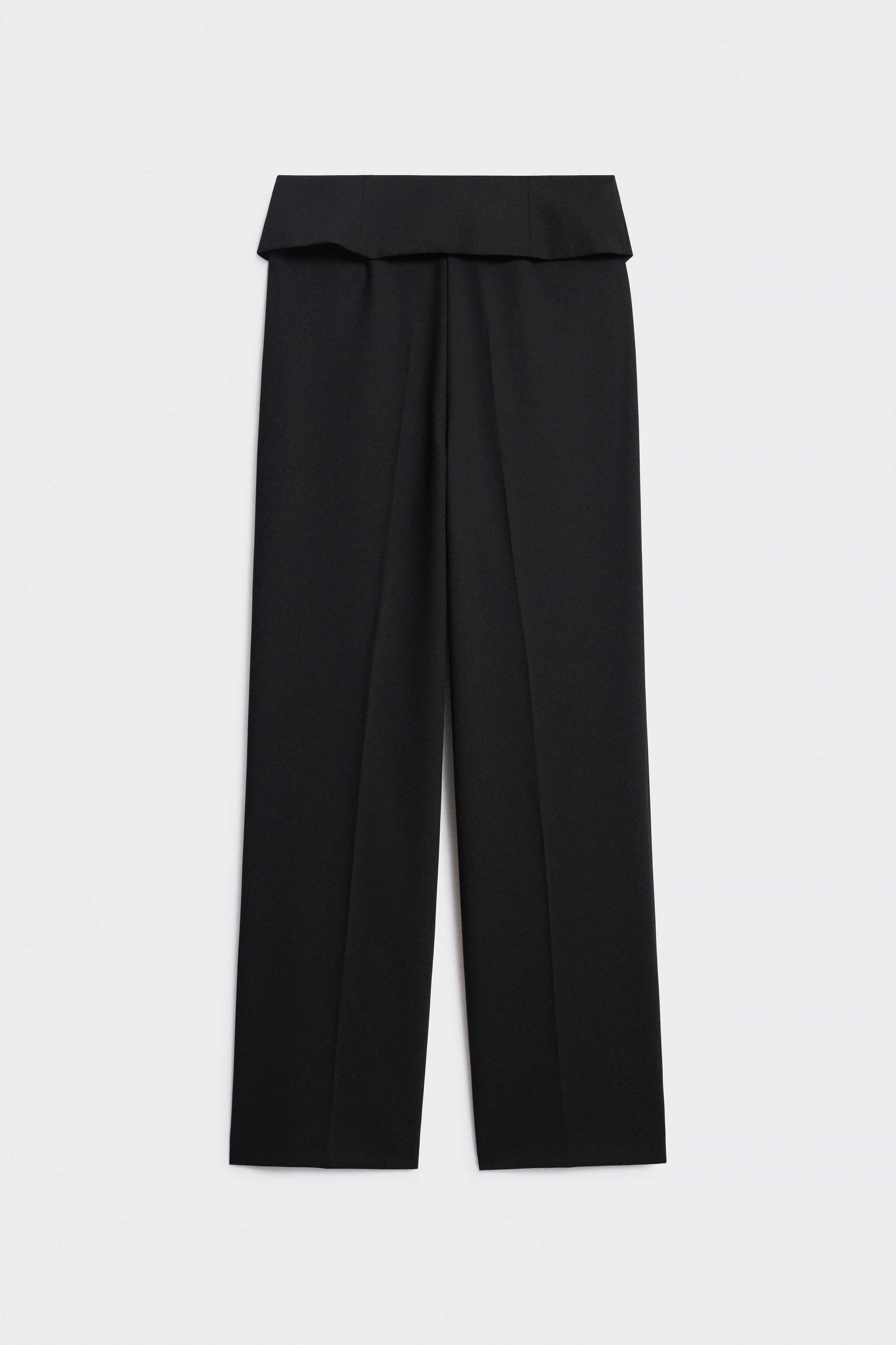 CREASED TROUSERS WITH TUXEDO-LOOK WAISTBAND - Image 7