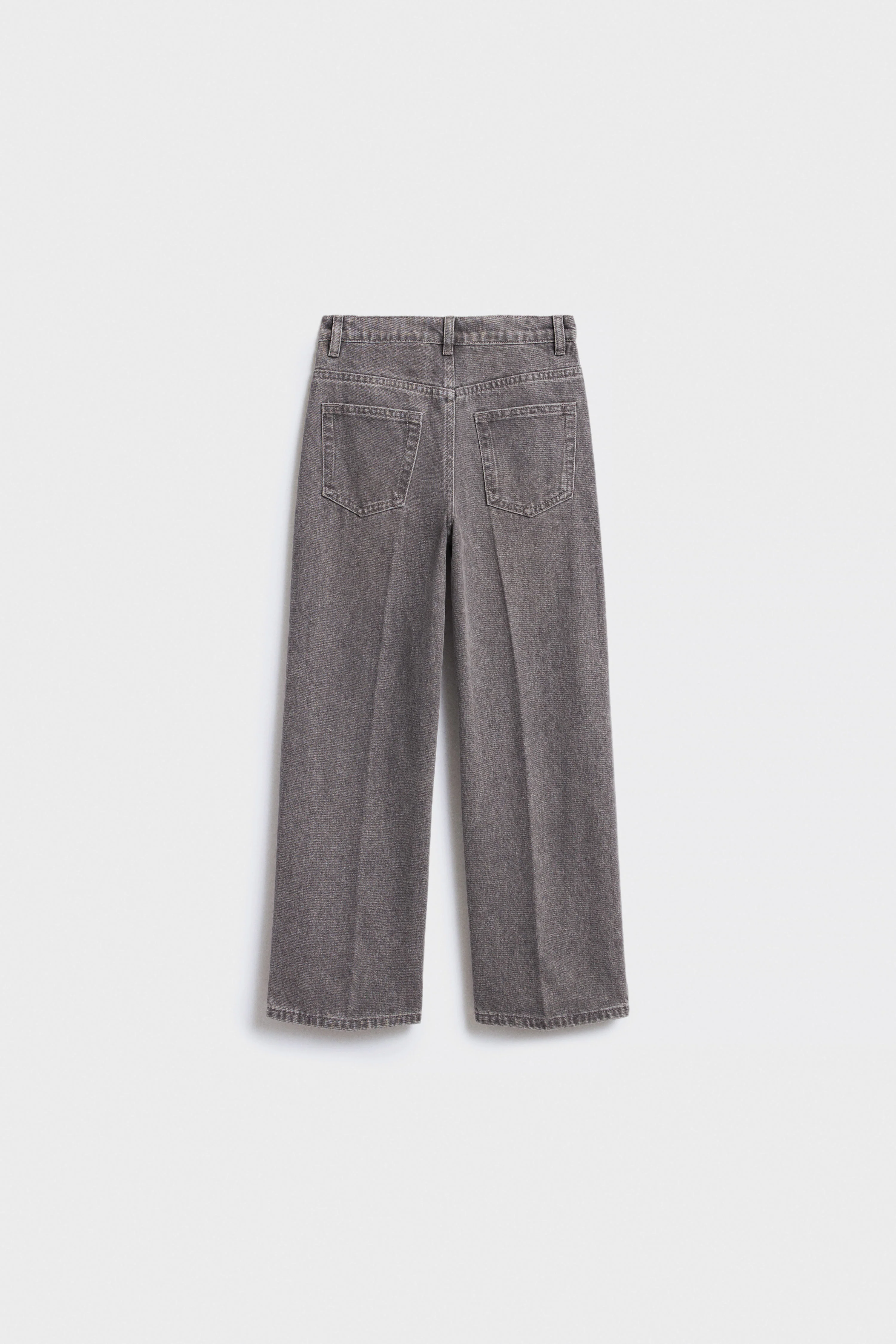 CREASED WIDE-LEG JEANS - Image 6