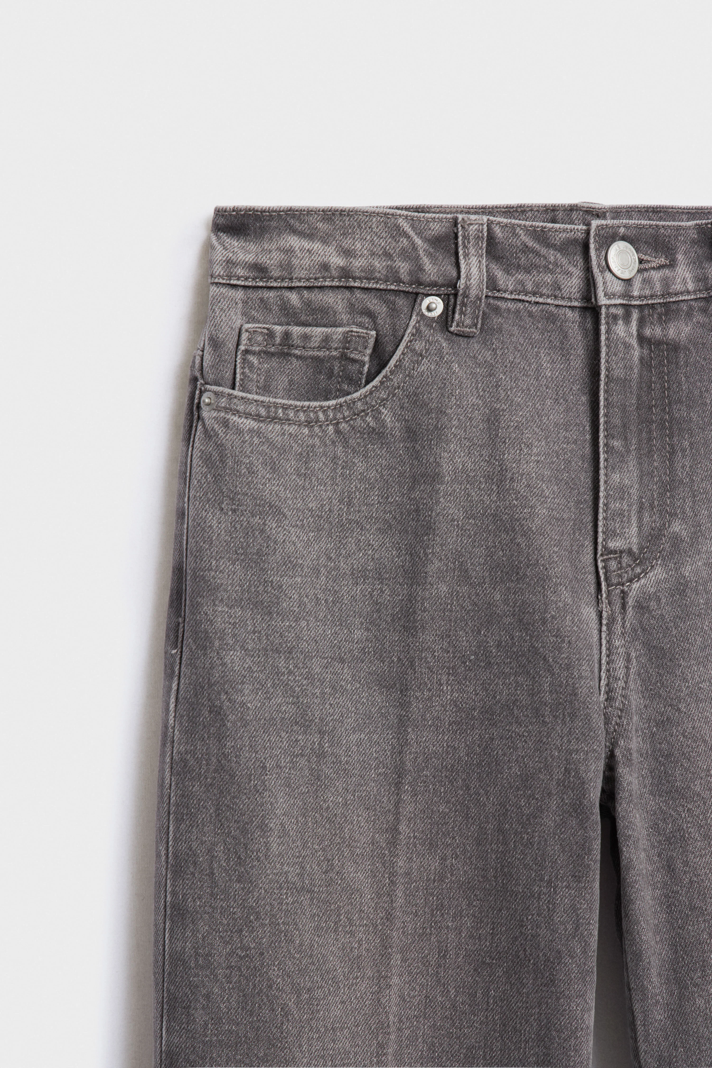CREASED WIDE-LEG JEANS - Image 7