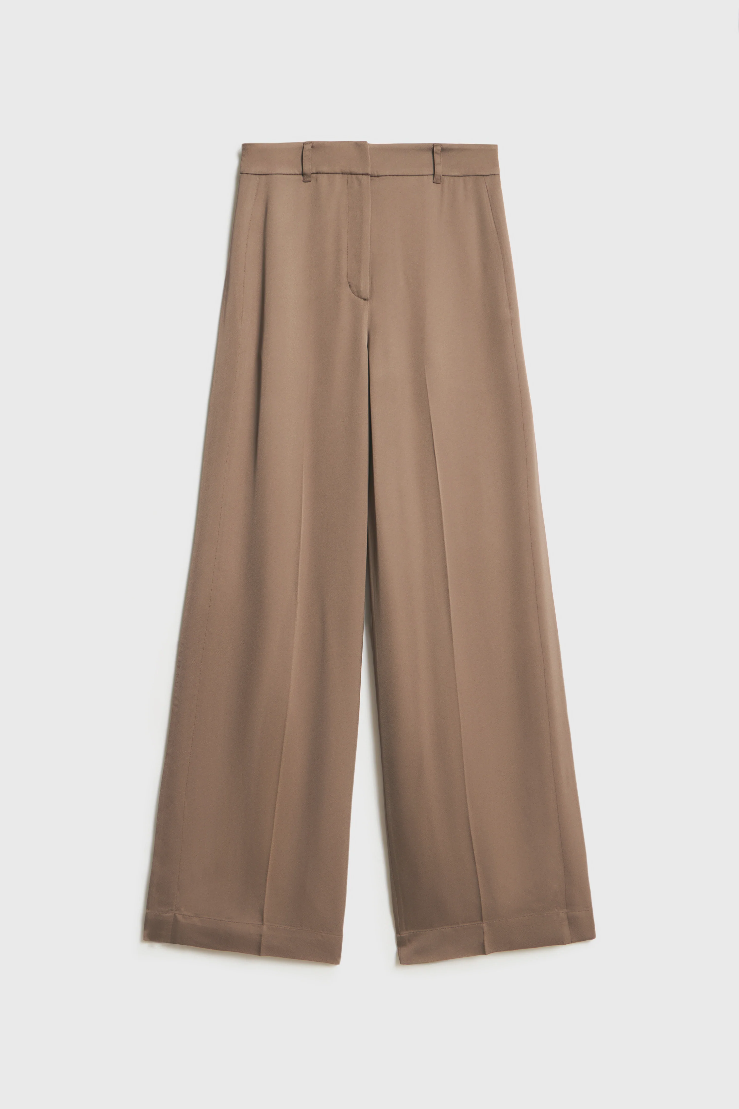 CREASED WIDE-LEG TROUSERS - Image 5