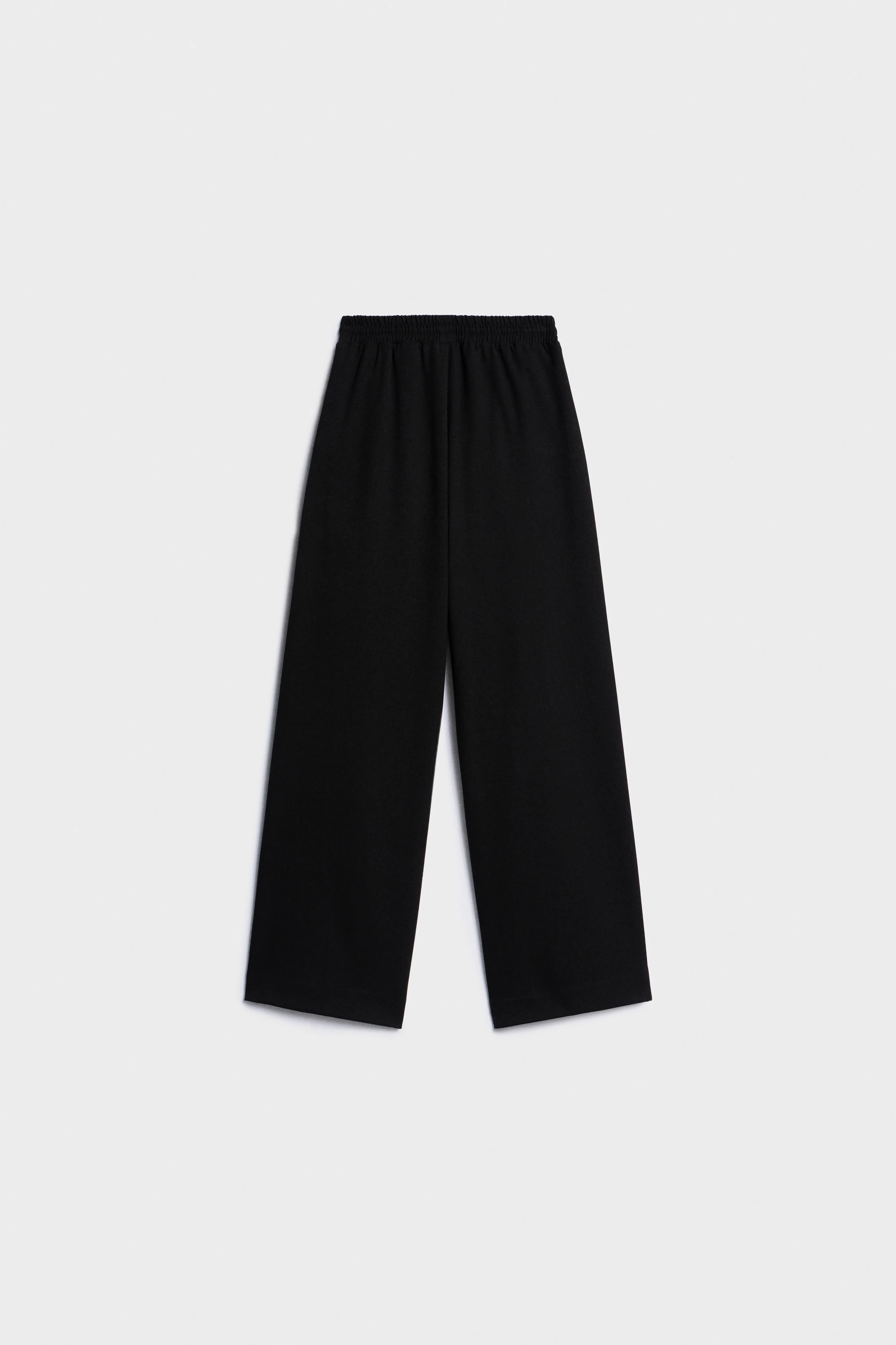 CREASED WIDE-LEG TROUSERS - Image 5