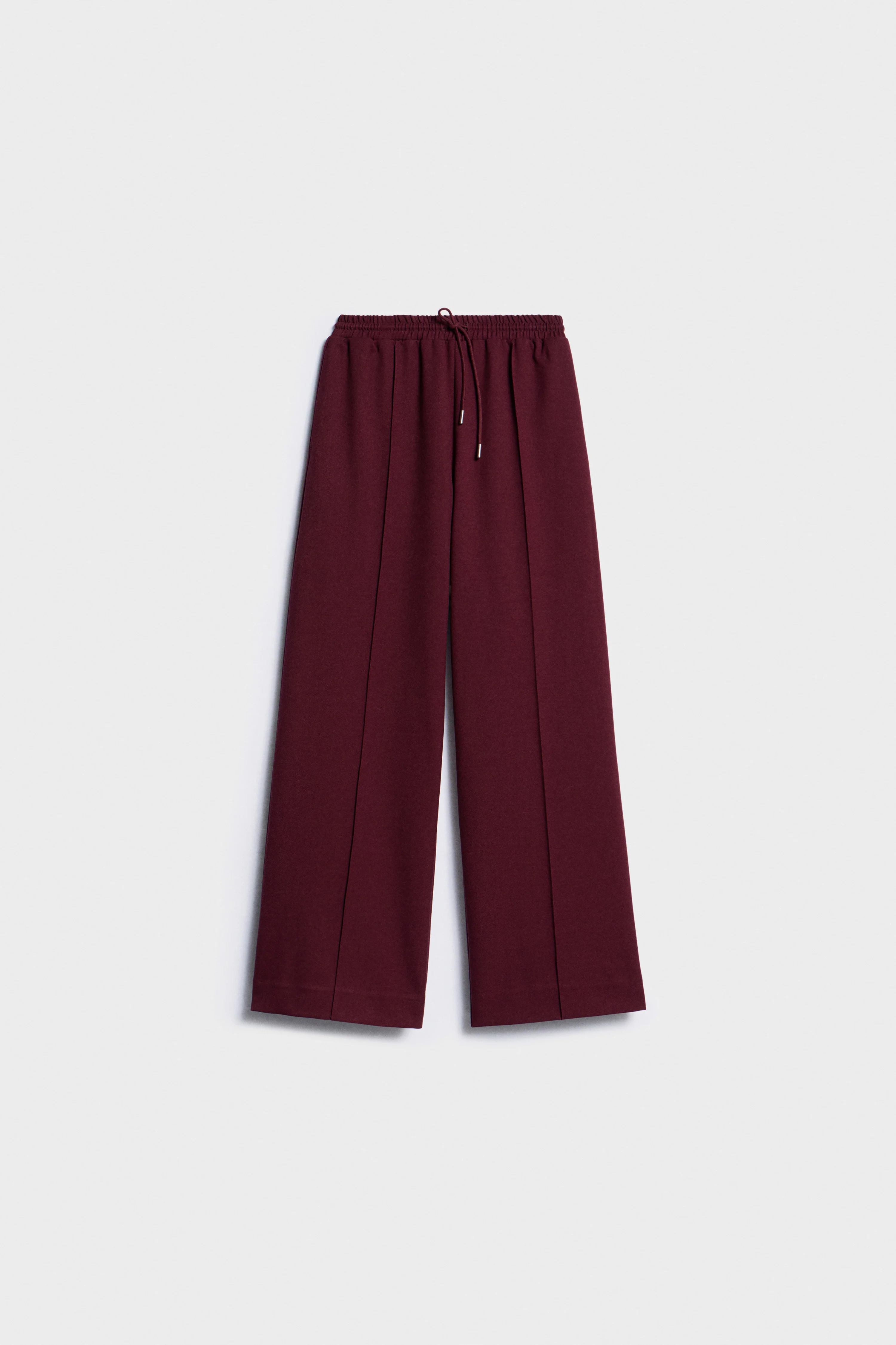 CREASED WIDE-LEG TROUSERS - Image 4
