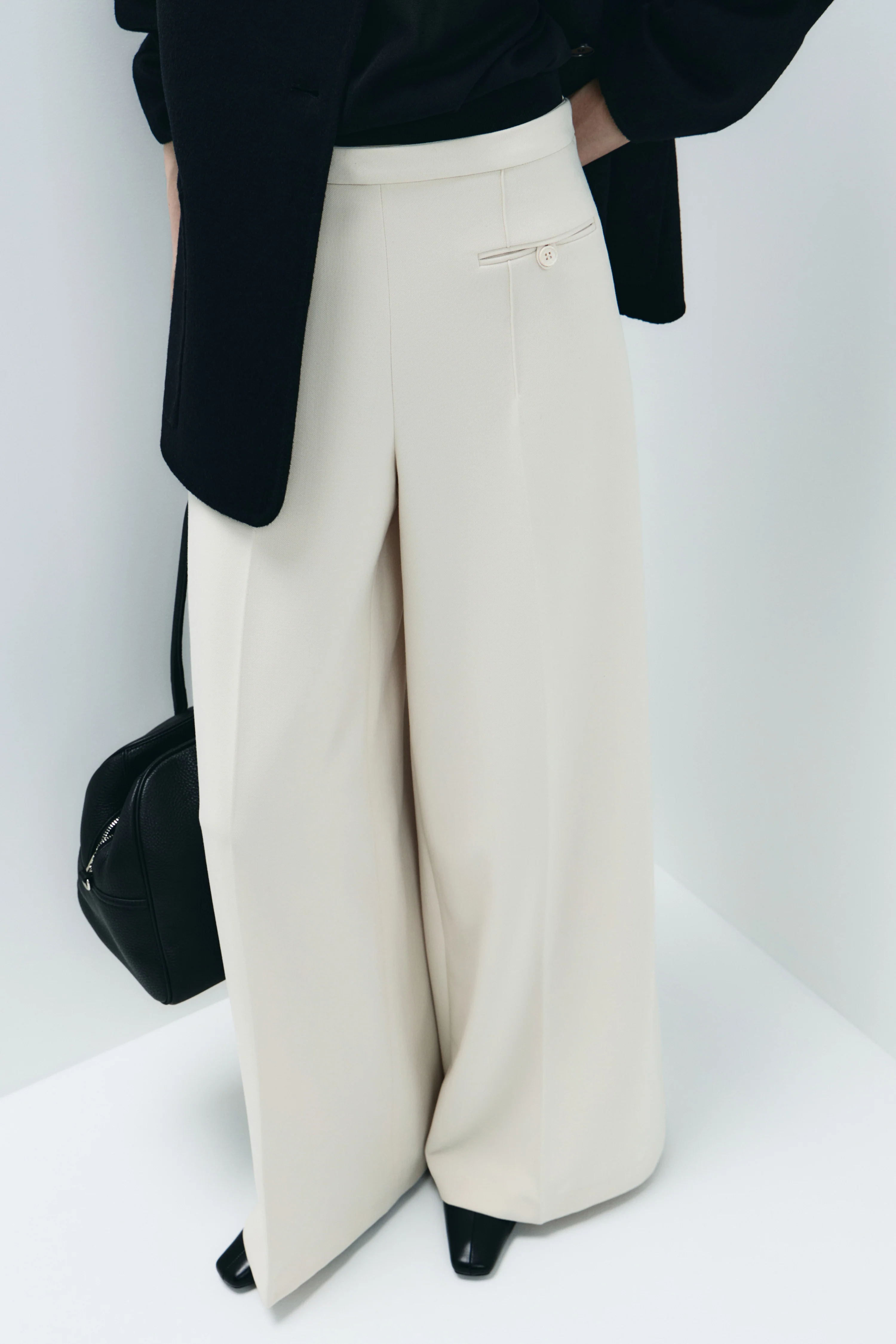 CREASED WIDE TROUSERS - Image 3