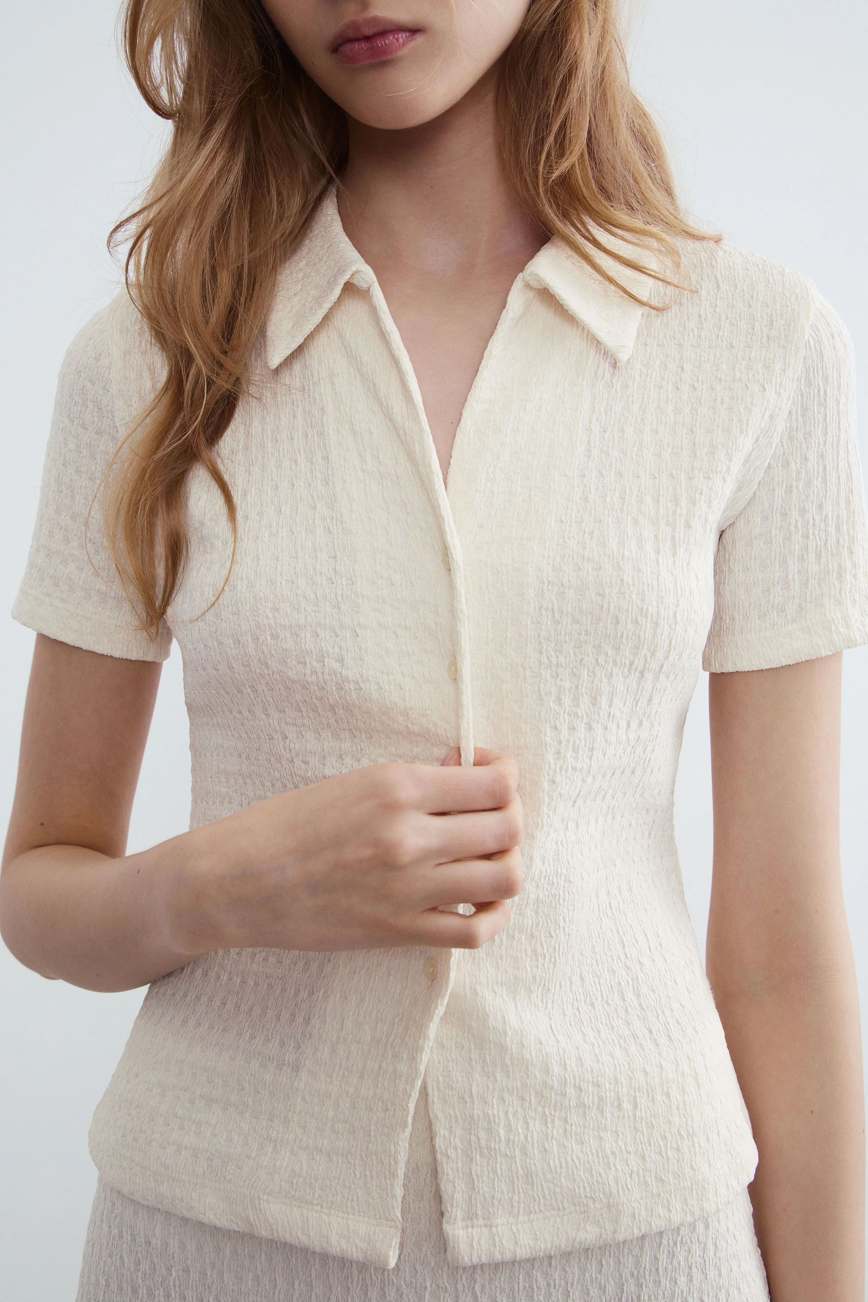 CRINKLED BLOUSE - Image 3