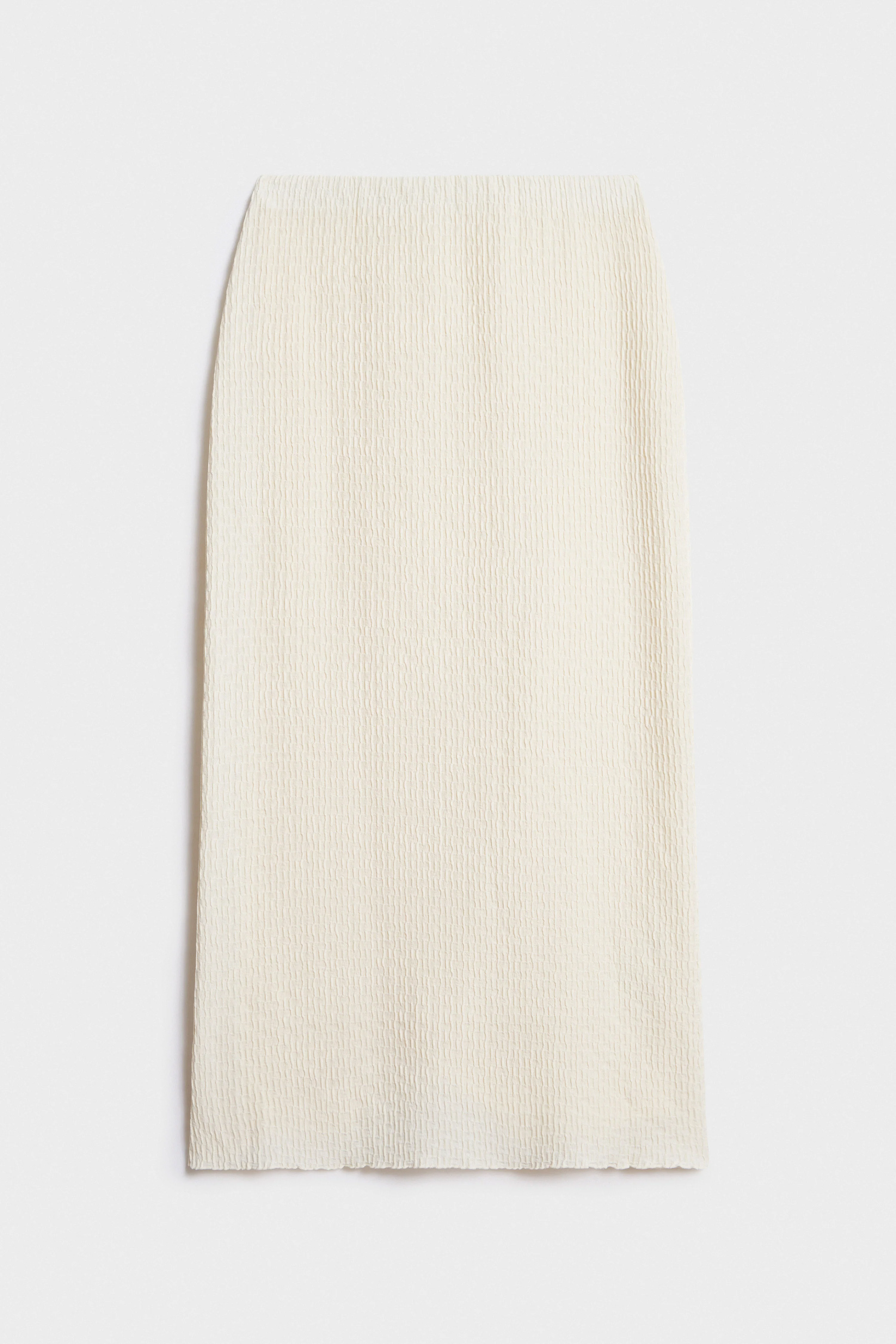 CRINKLED MIDI SKIRT - Image 4