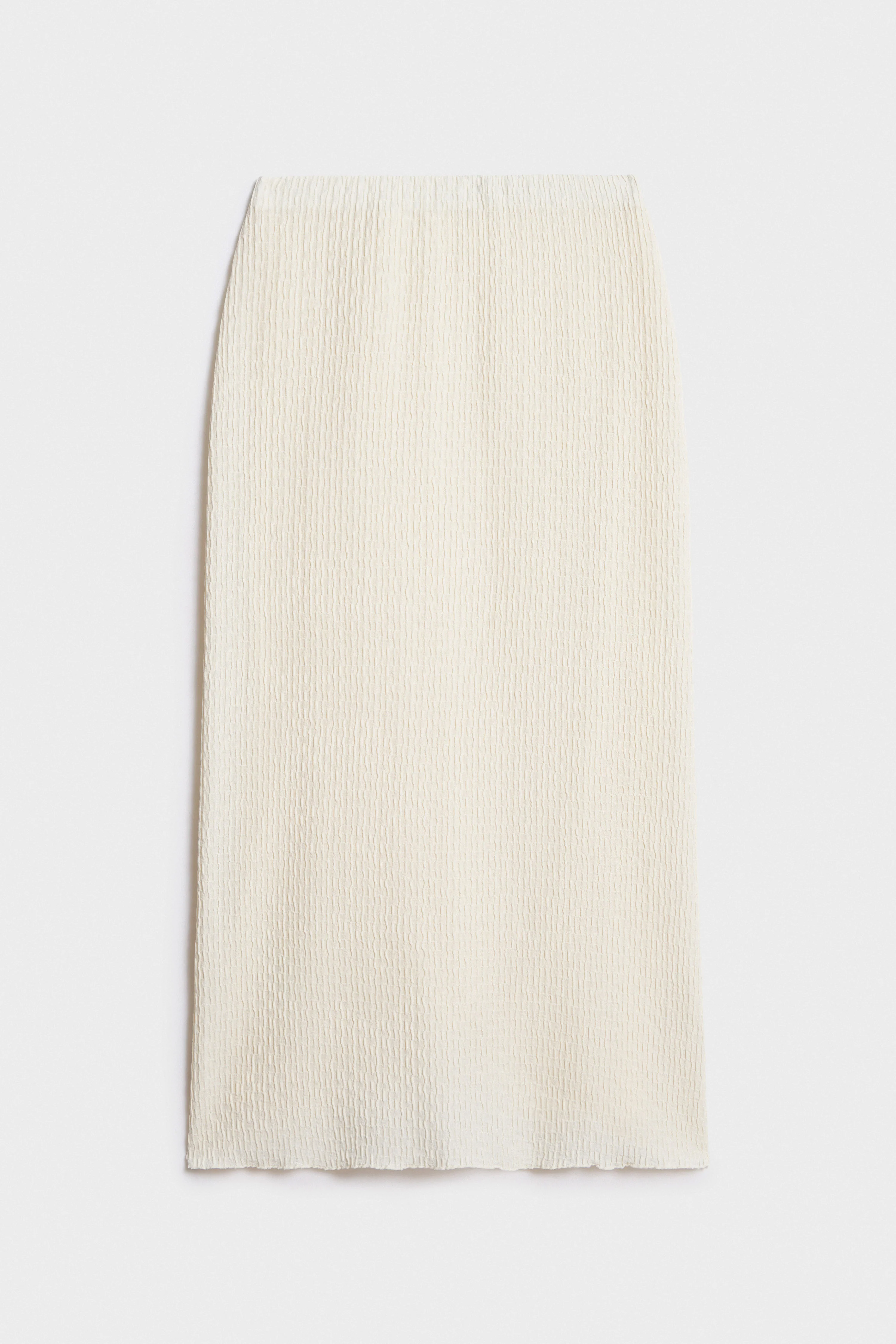 CRINKLED MIDI SKIRT - Image 5