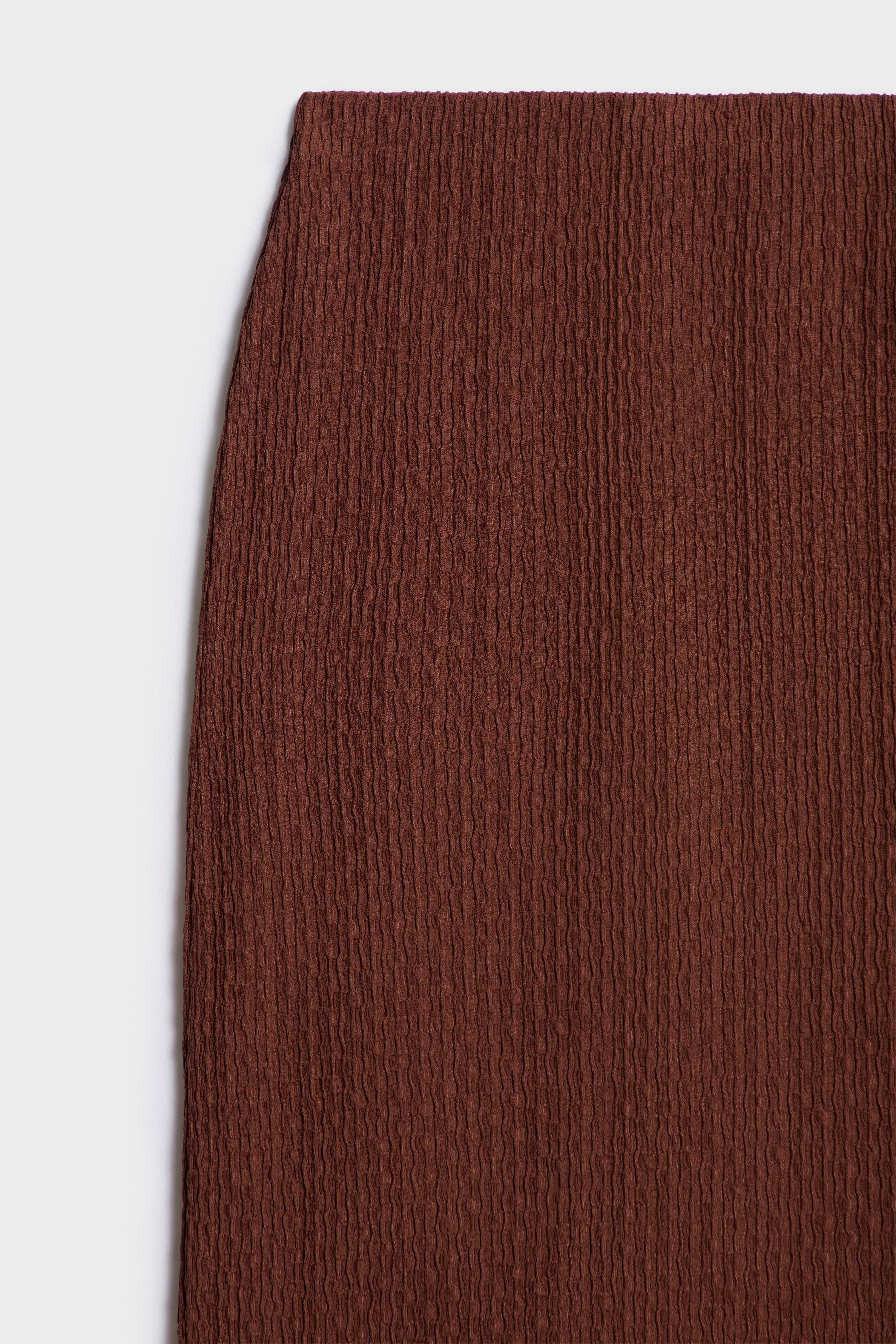 CRINKLED MIDI SKIRT - Image 6