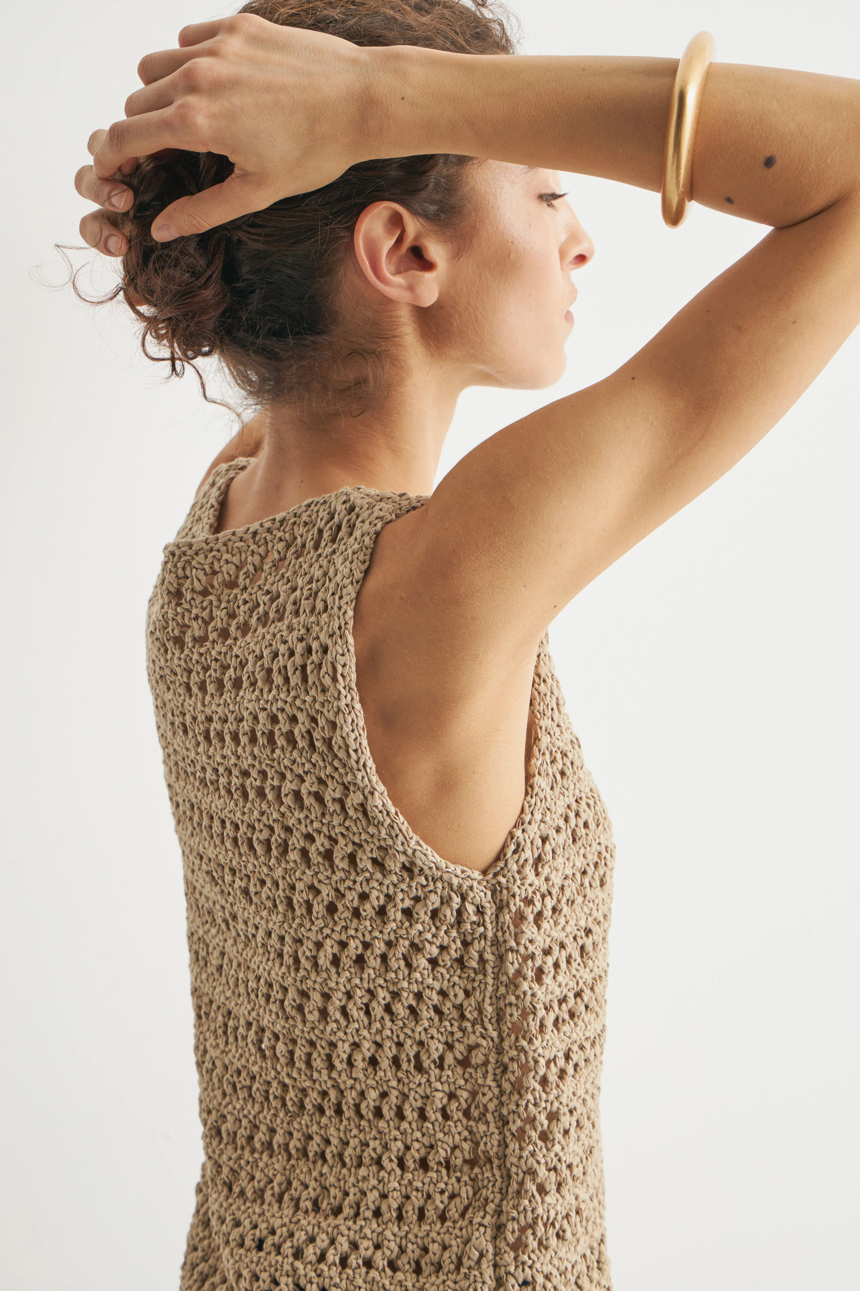 CROCHET-LOOK COTTON TOP - Image 3
