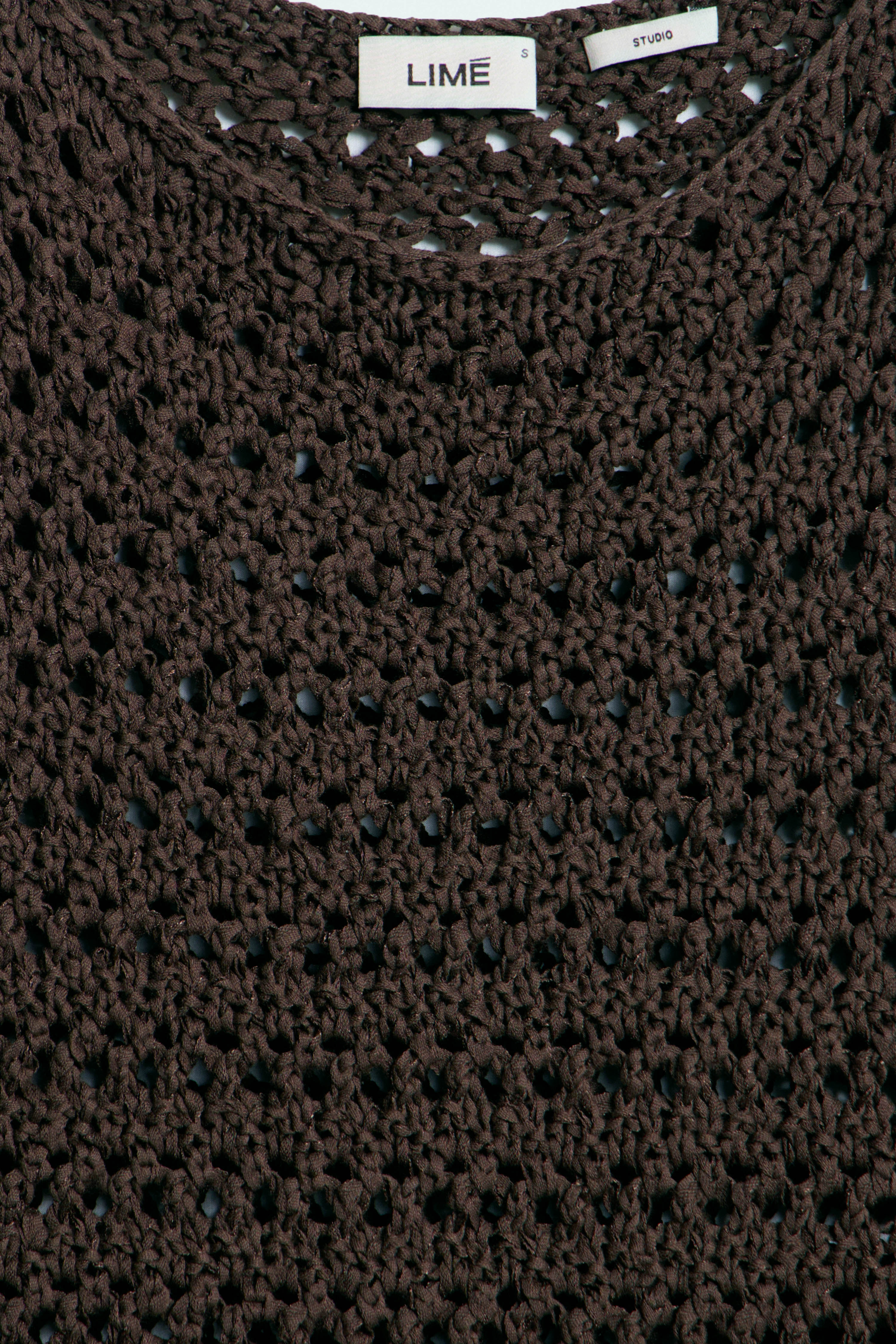 CROCHET-LOOK COTTON TOP - Image 6