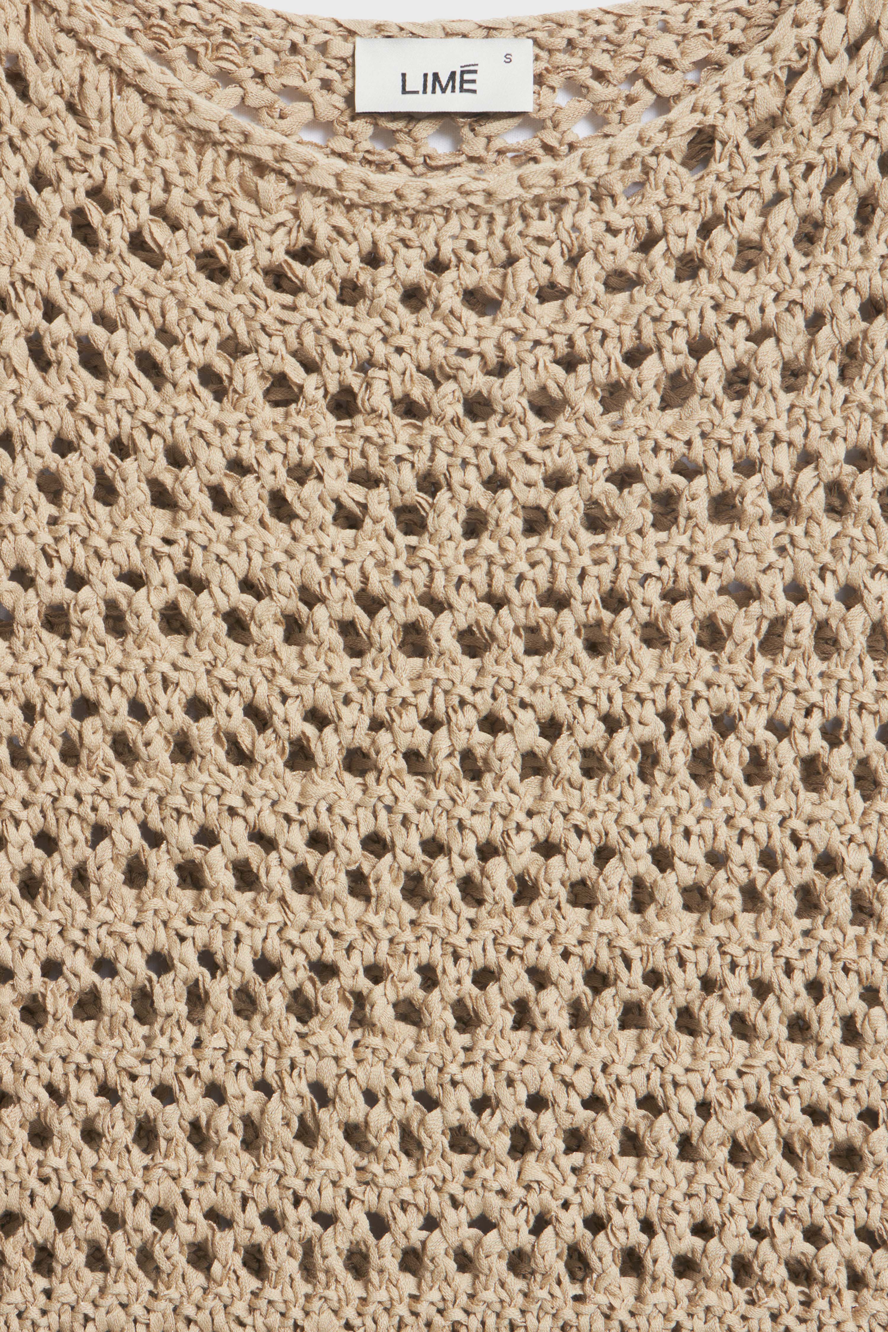 CROCHET-LOOK COTTON TOP - Image 8