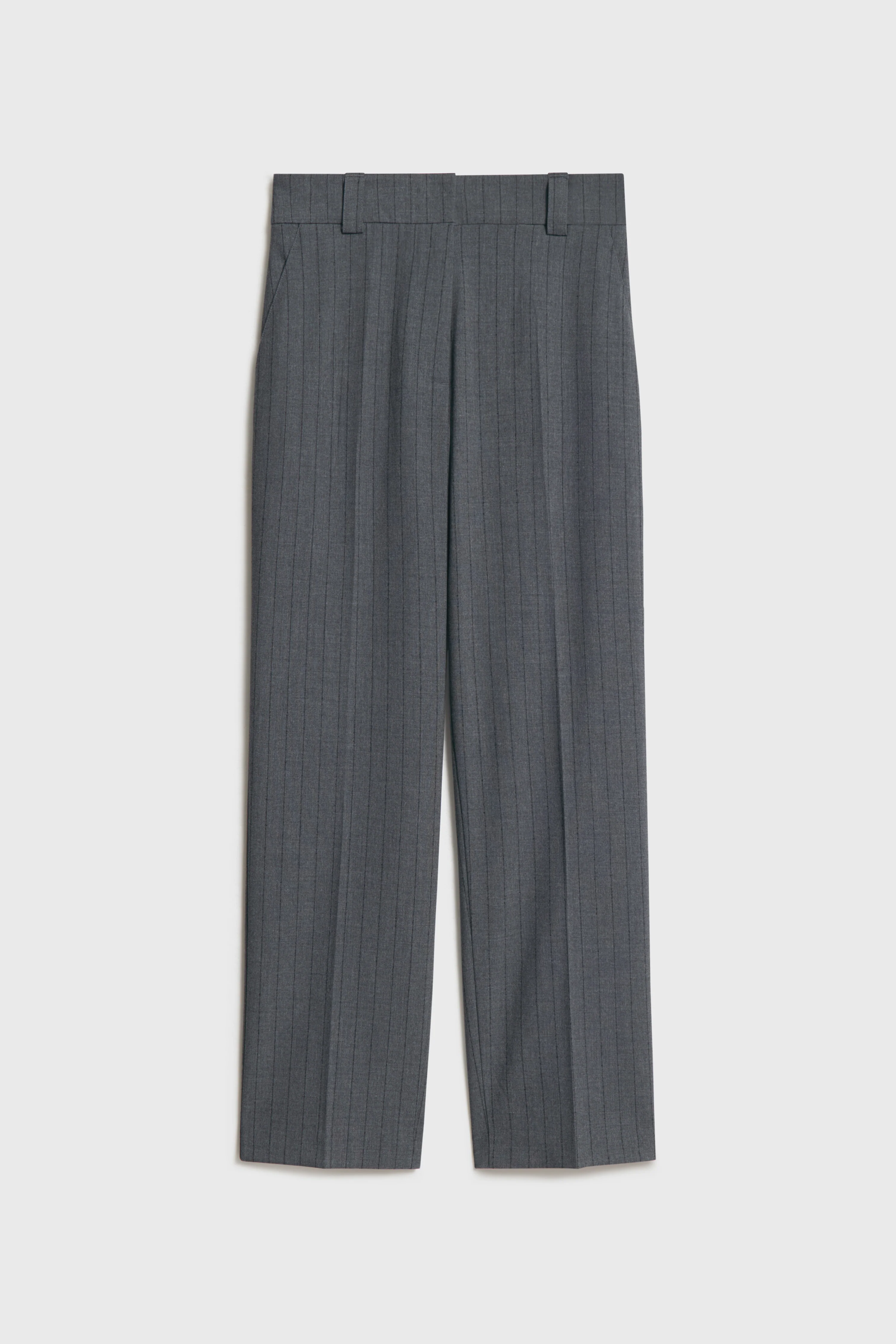 CROPPED CARROT FIT TROUSERS WITH CREASES - Image 5