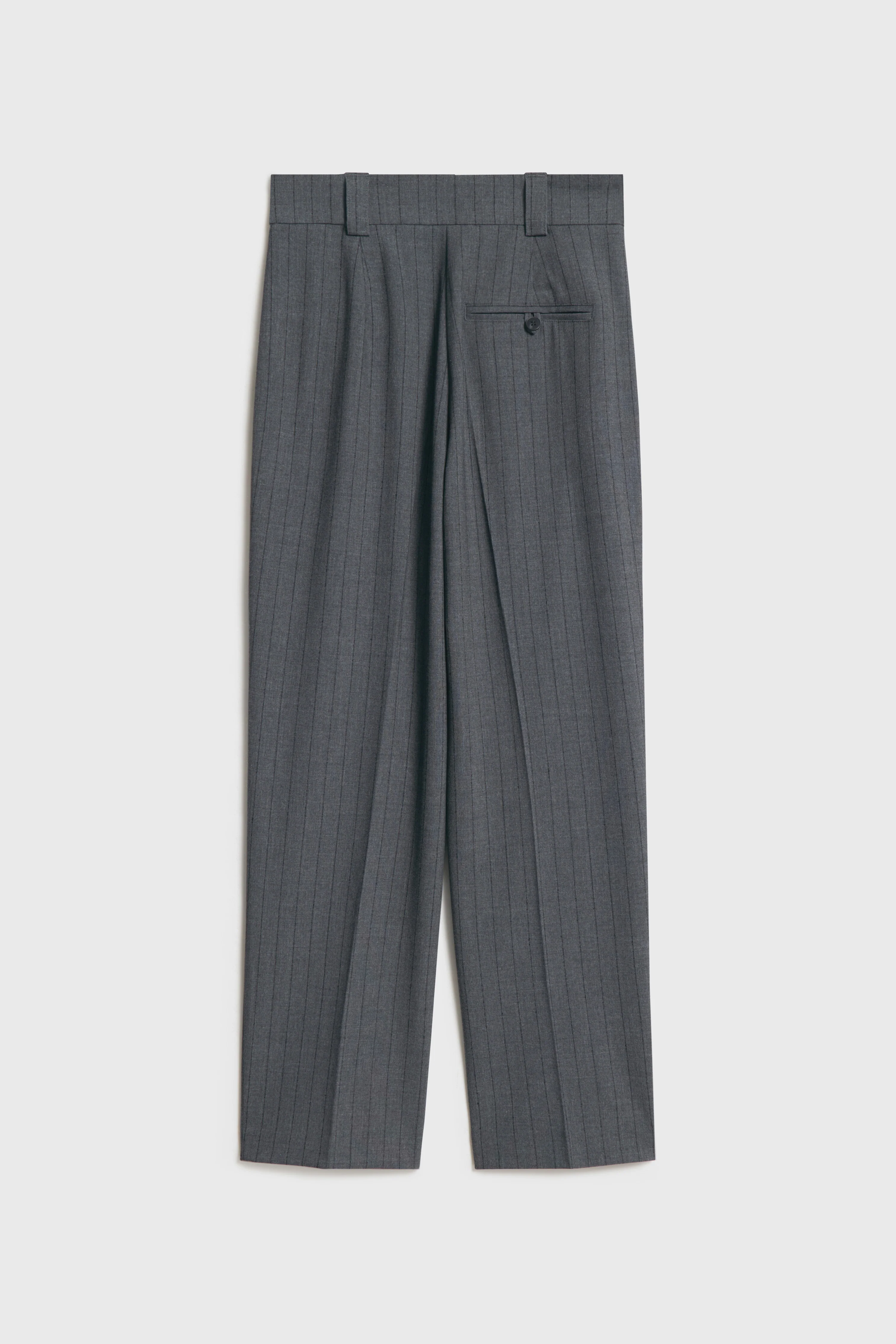CROPPED CARROT FIT TROUSERS WITH CREASES - Image 6
