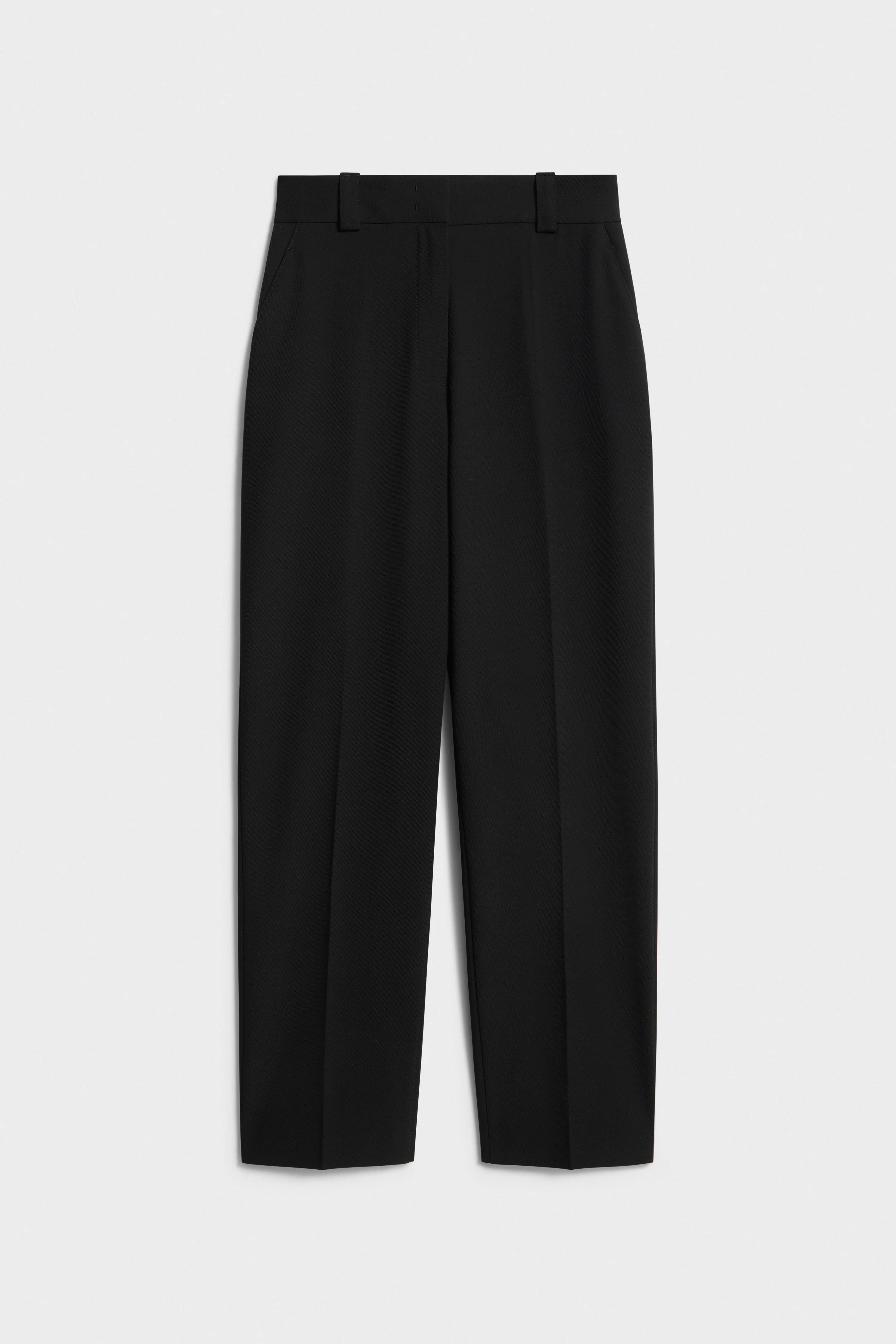CROPPED CARROT FIT TROUSERS WITH DARTS - Image 6