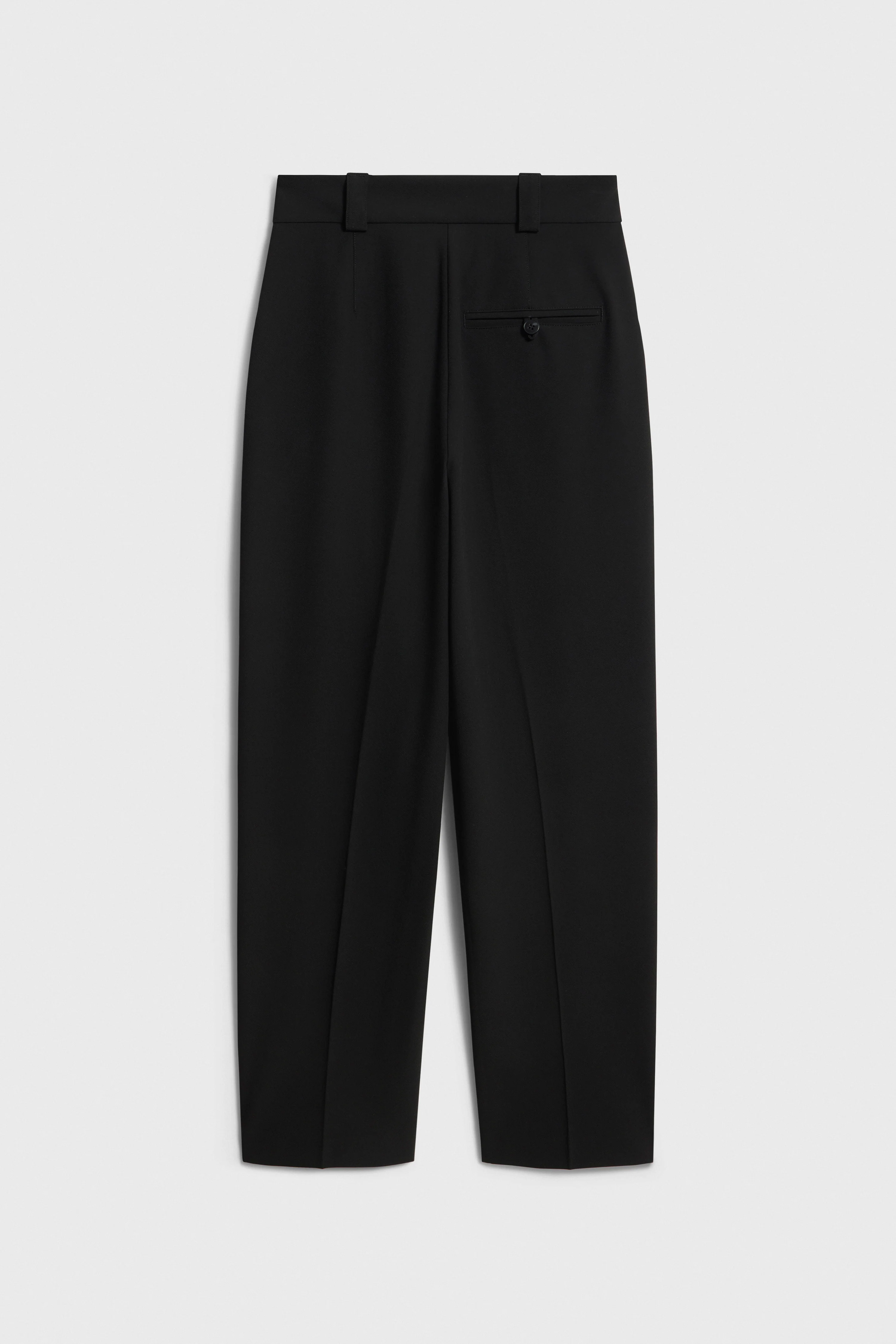 CROPPED CARROT FIT TROUSERS WITH DARTS - Image 7