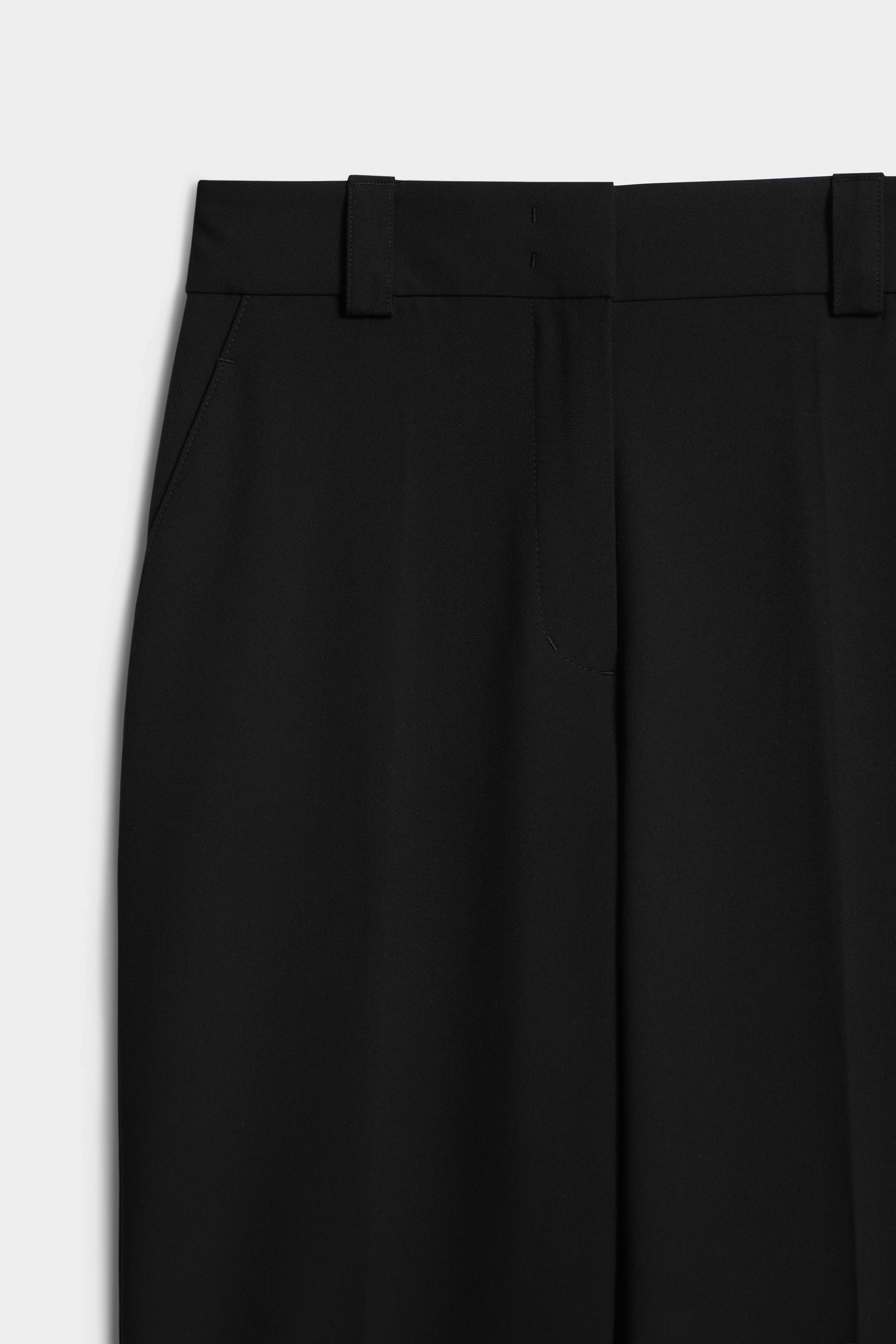 CROPPED CARROT FIT TROUSERS WITH DARTS - Image 8