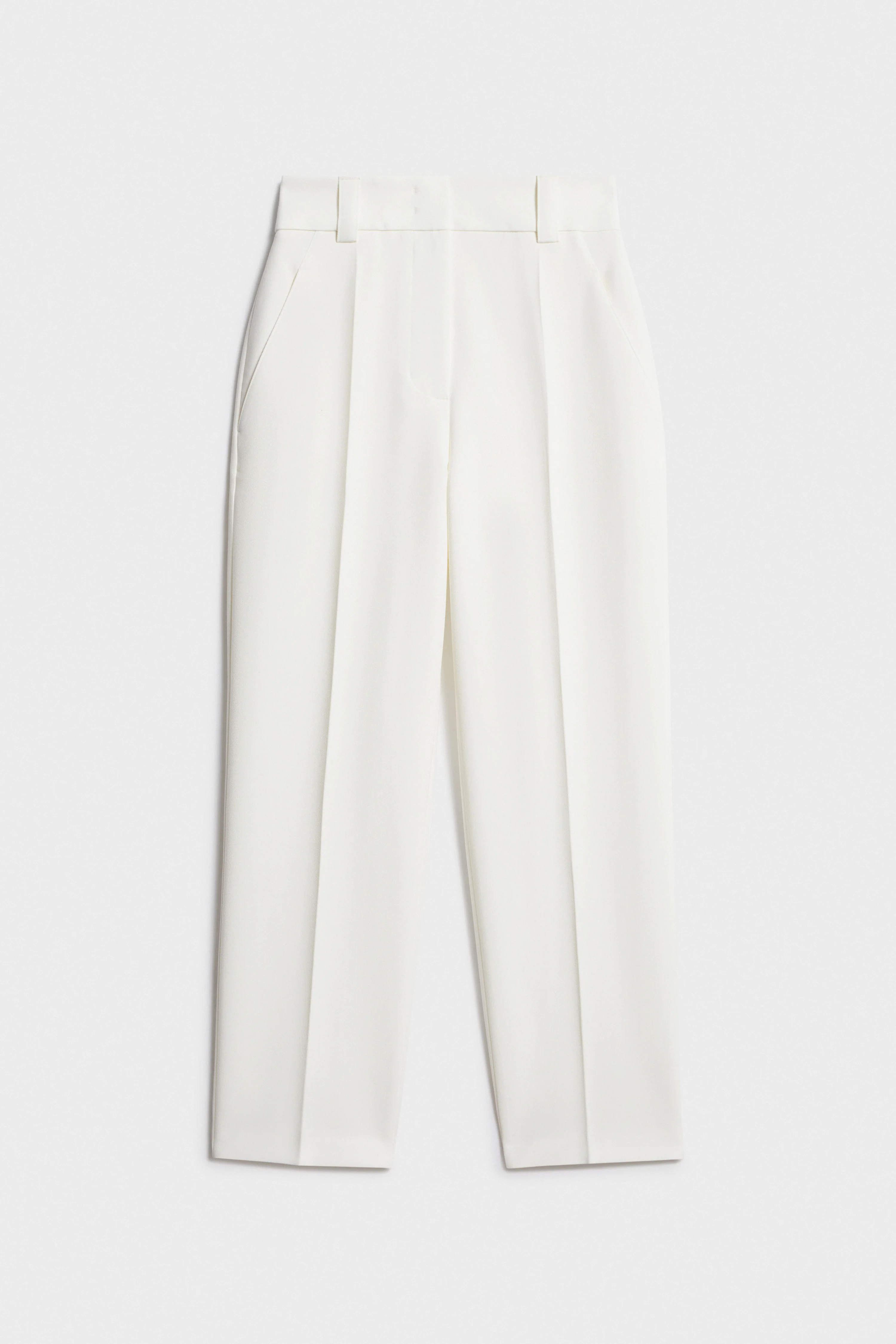 CROPPED CARROT FIT TROUSERS WITH DARTS - Image 4