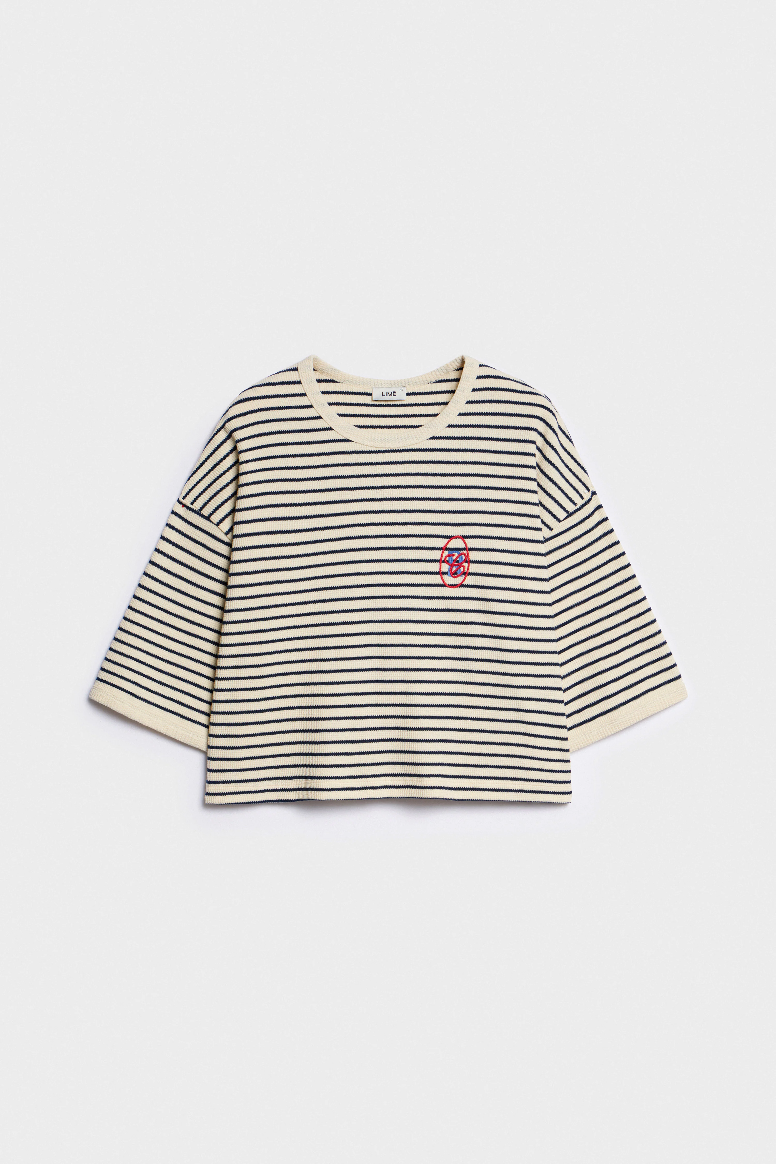 CROPPED COTTON-BLEND T-SHIRT - Image 4
