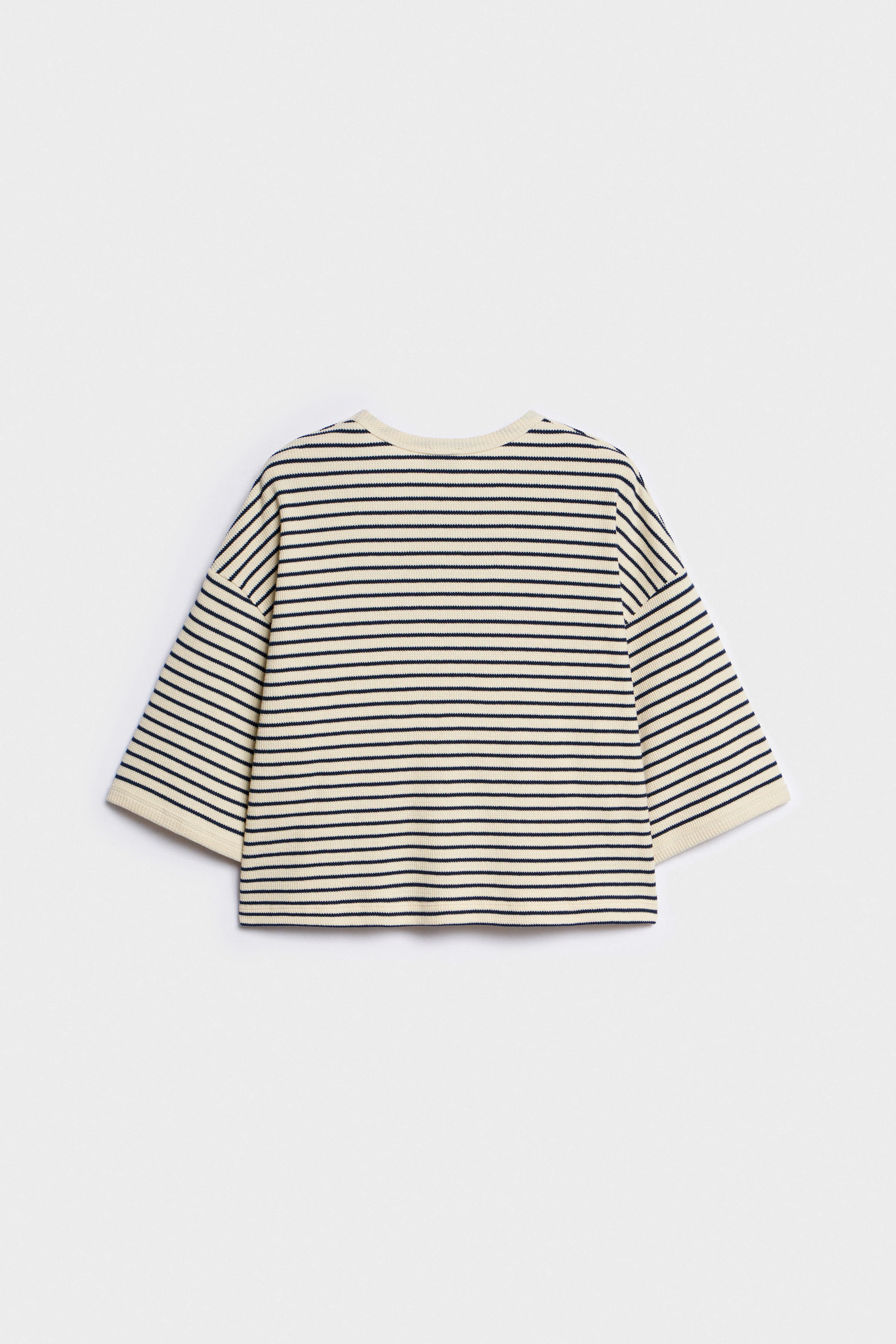 CROPPED COTTON-BLEND T-SHIRT - Image 5