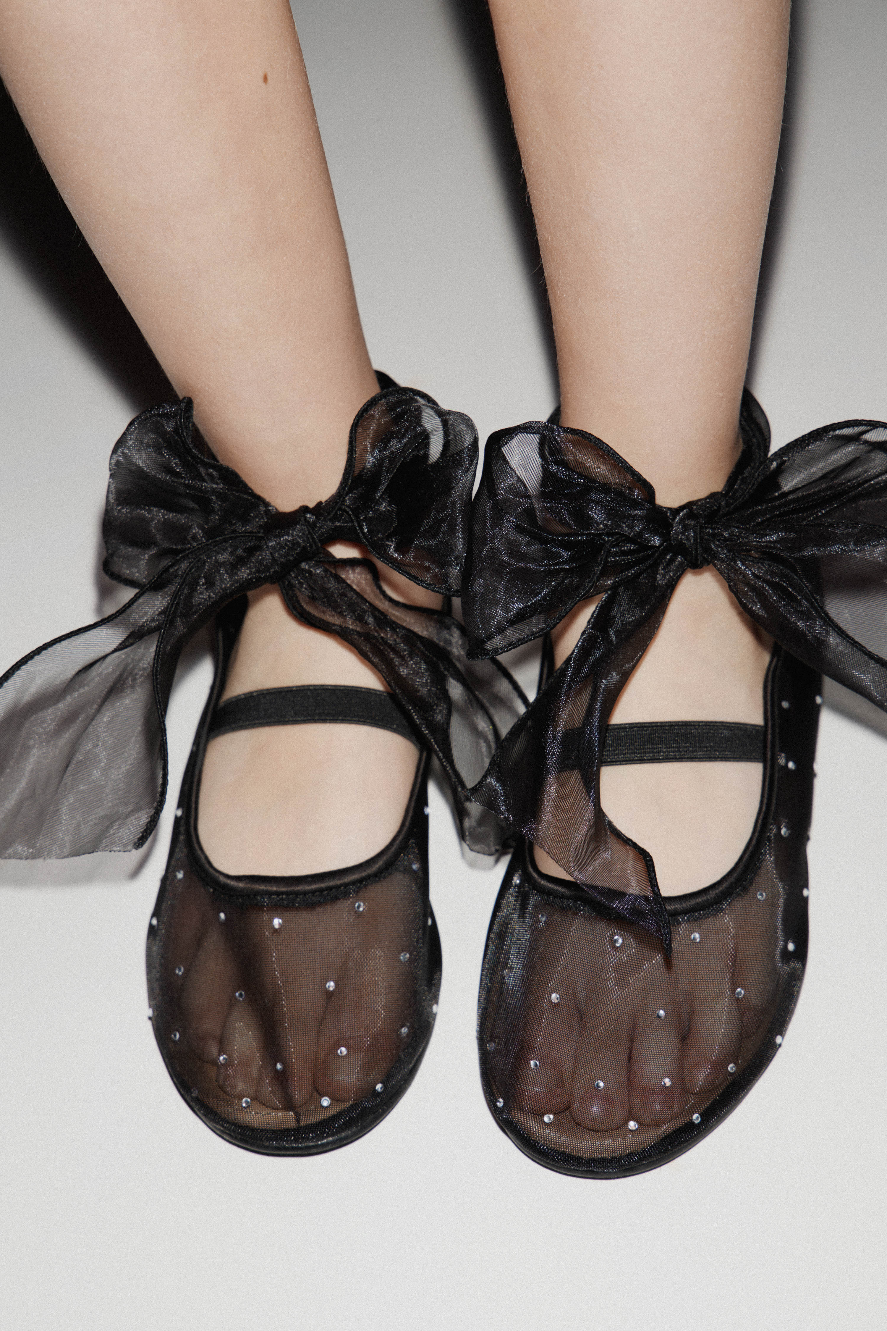 CRYSTAL-EMBELLISHED BALLET FLATS - Image 3