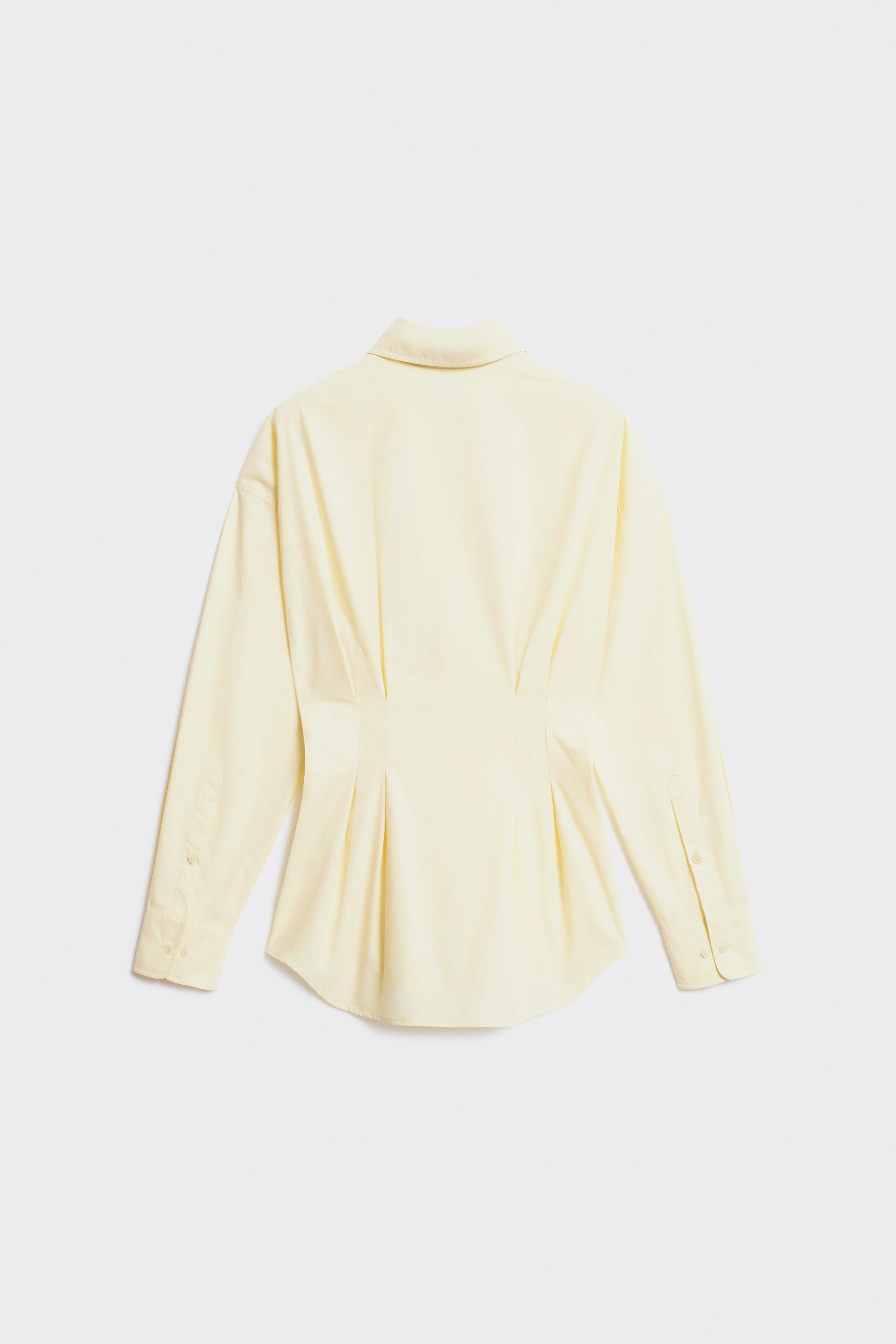 PLEATED COTTON SHIRT - Image 5