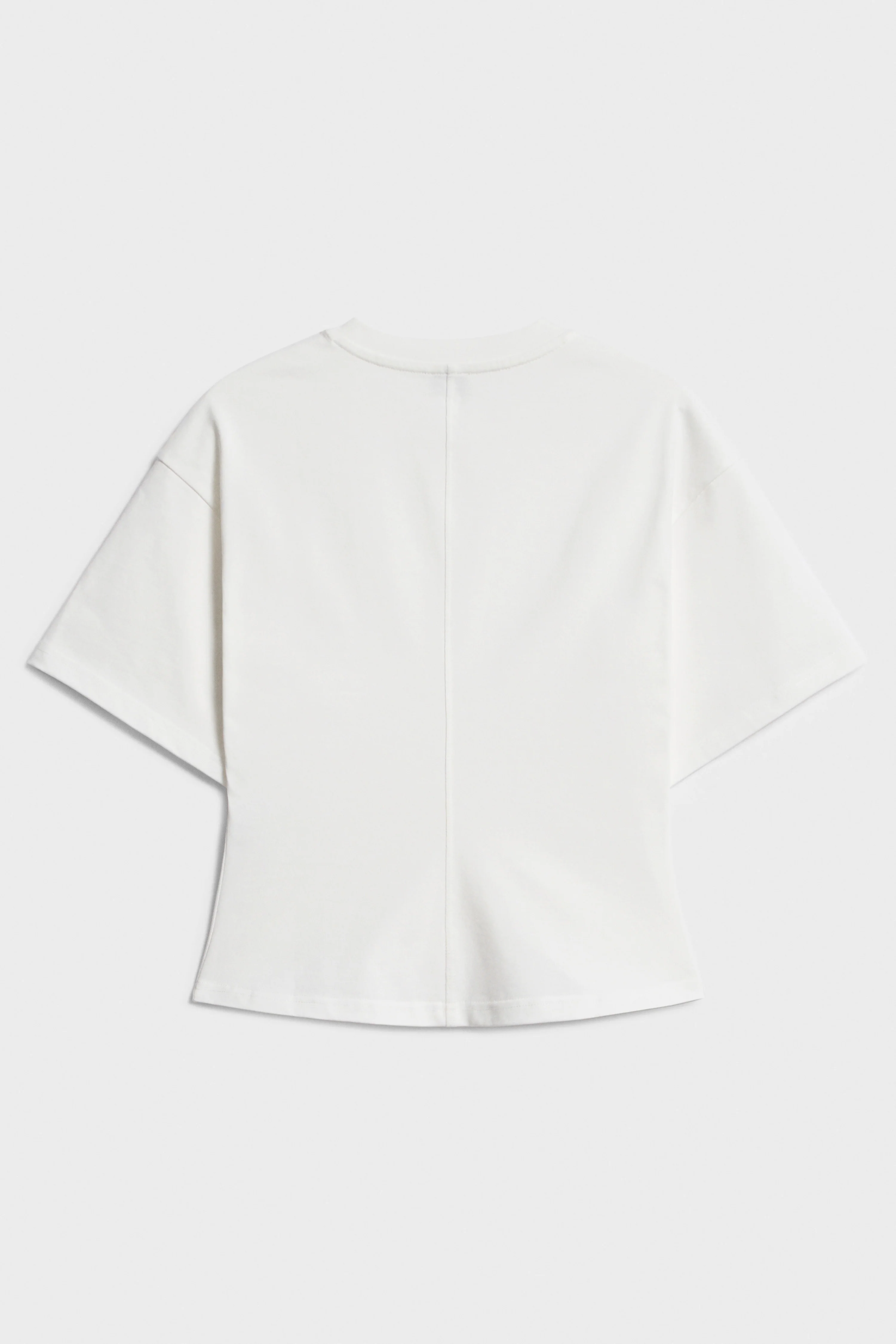 DEFINED-WAIST COTTON T-SHIRT - Image 5