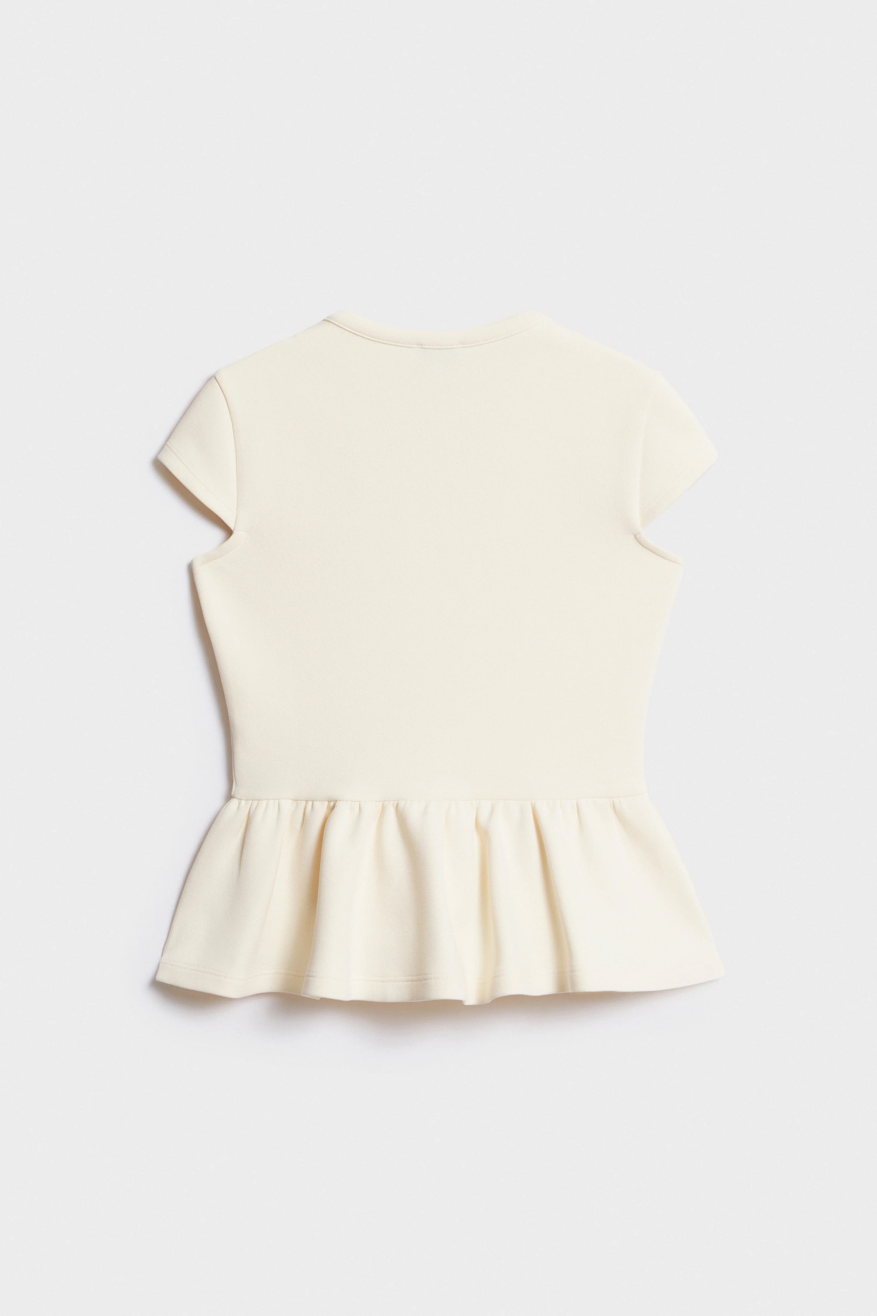 DEFINED-WAIST TOP WITH PEPLUM - Image 5