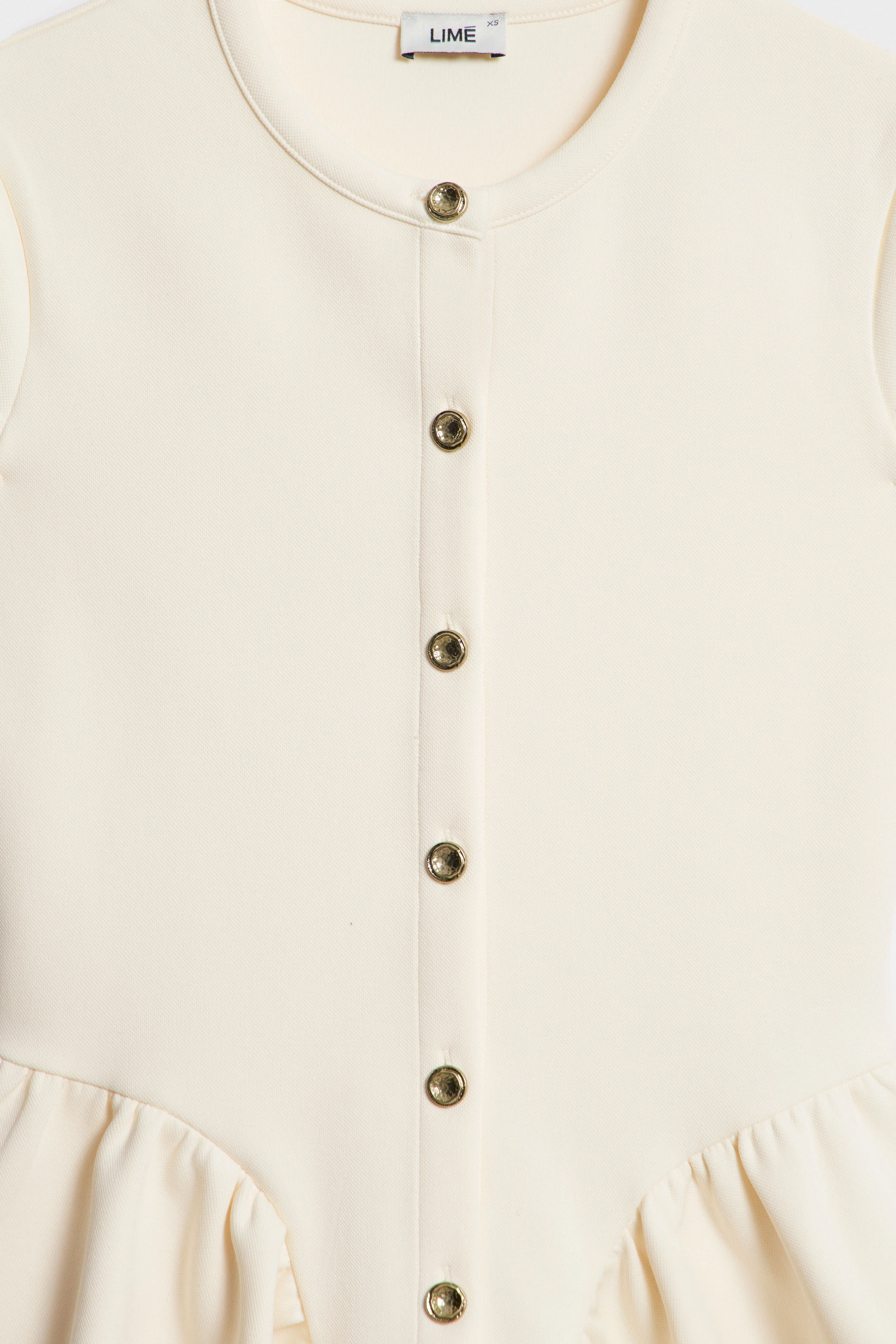 DEFINED-WAIST TOP WITH PEPLUM - Image 6