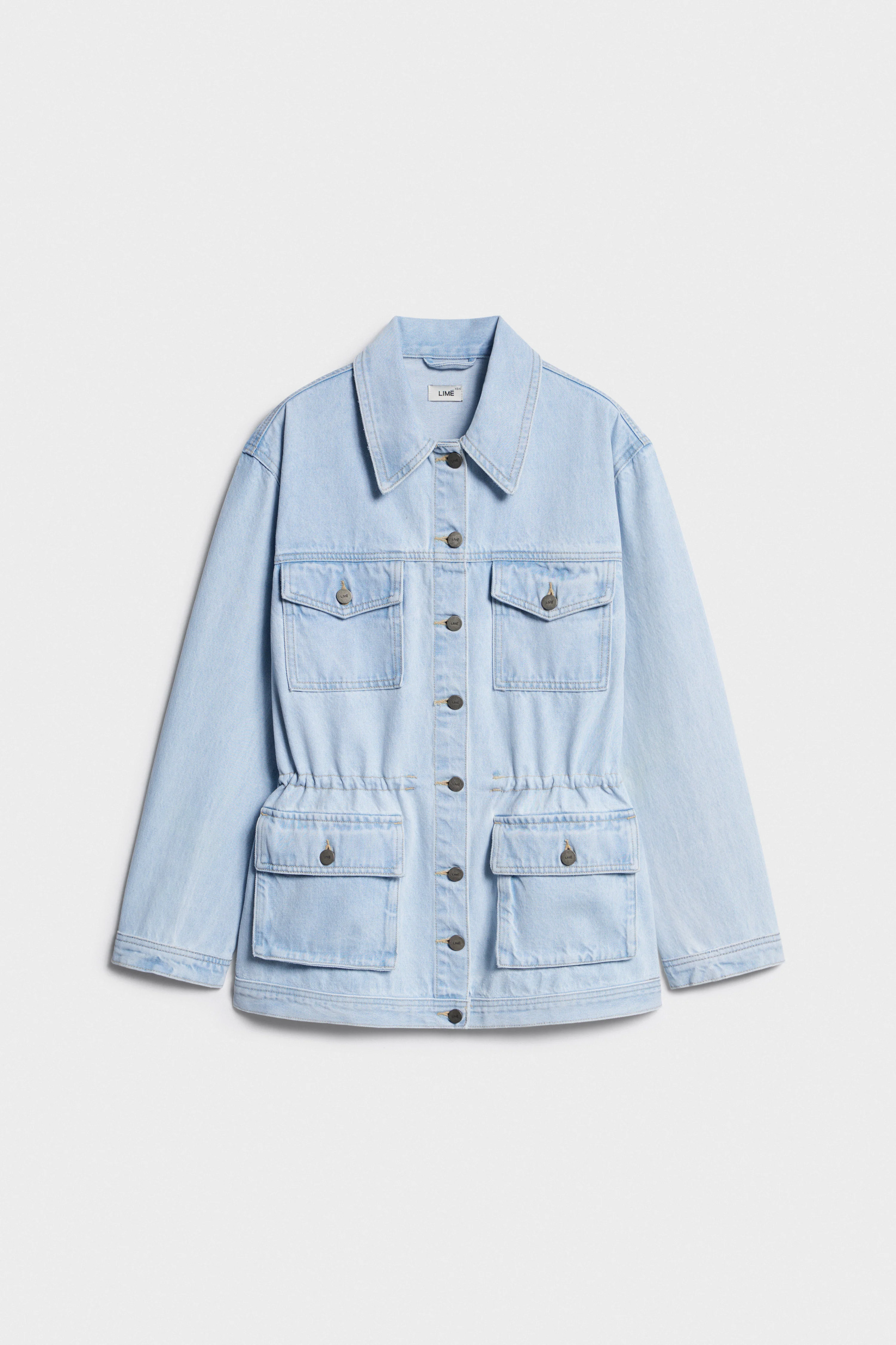 DENIM CARGO JACKET - Image 4