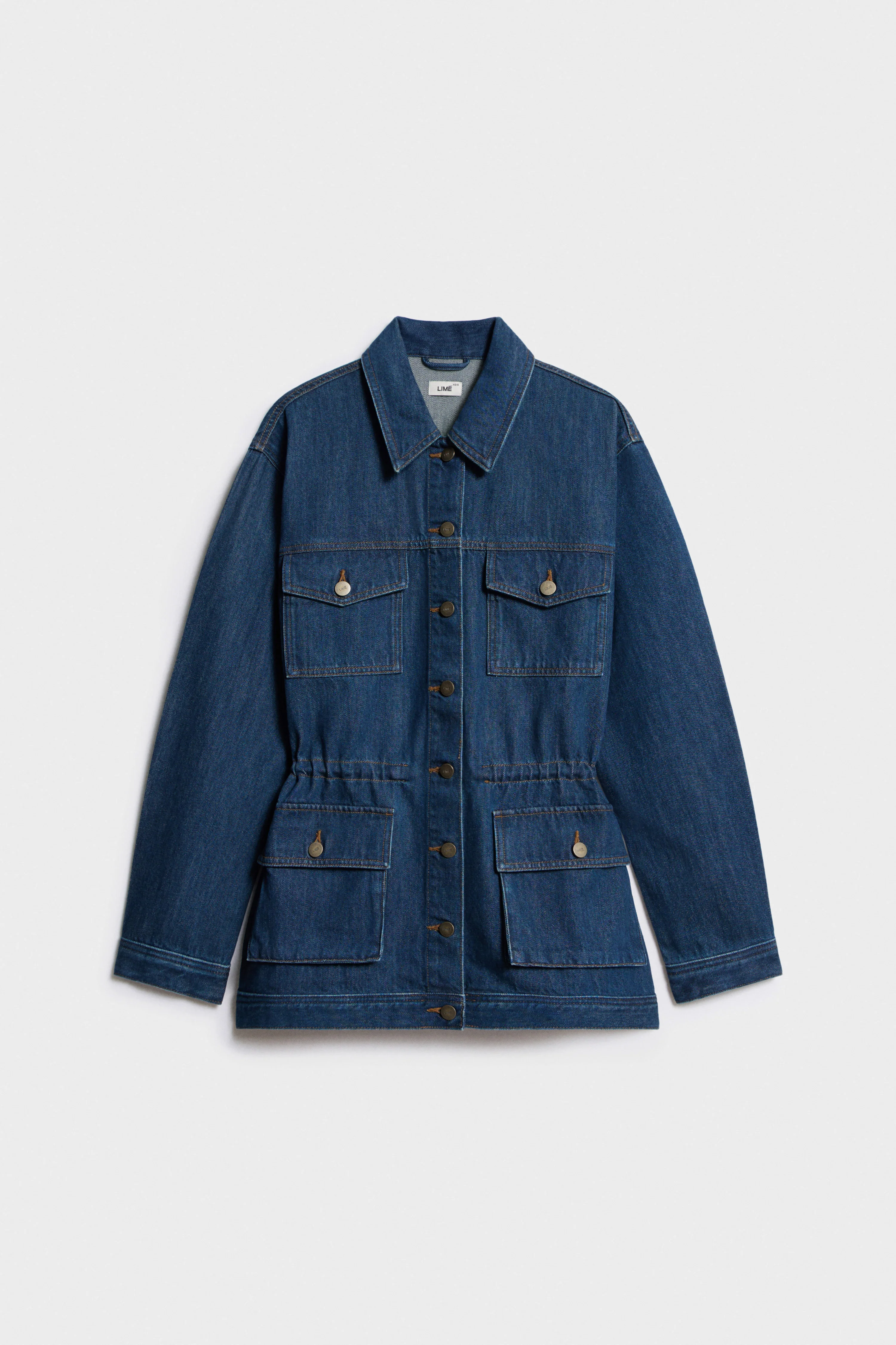 DENIM CARGO JACKET - Image 4