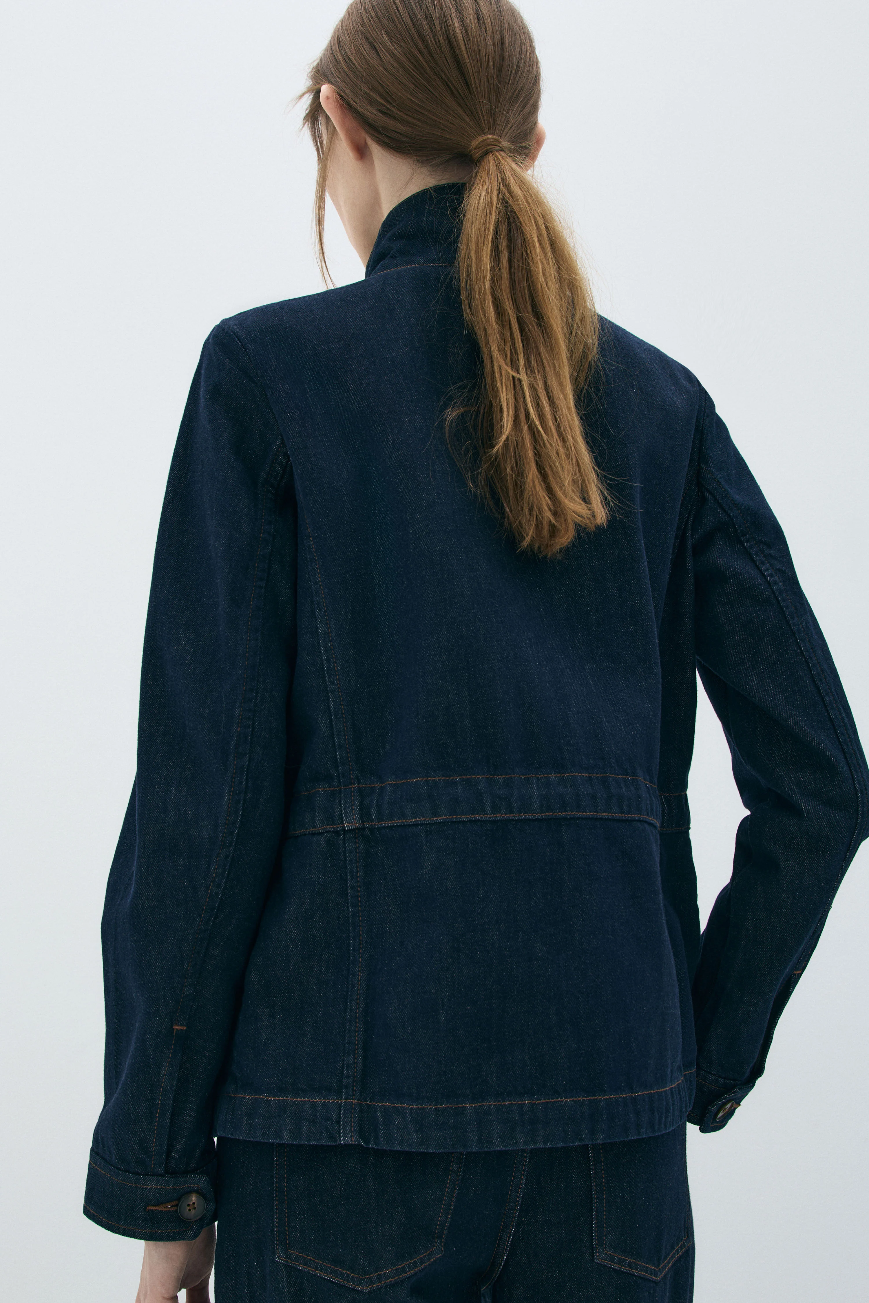 DENIM CARGO JACKET - Image 5