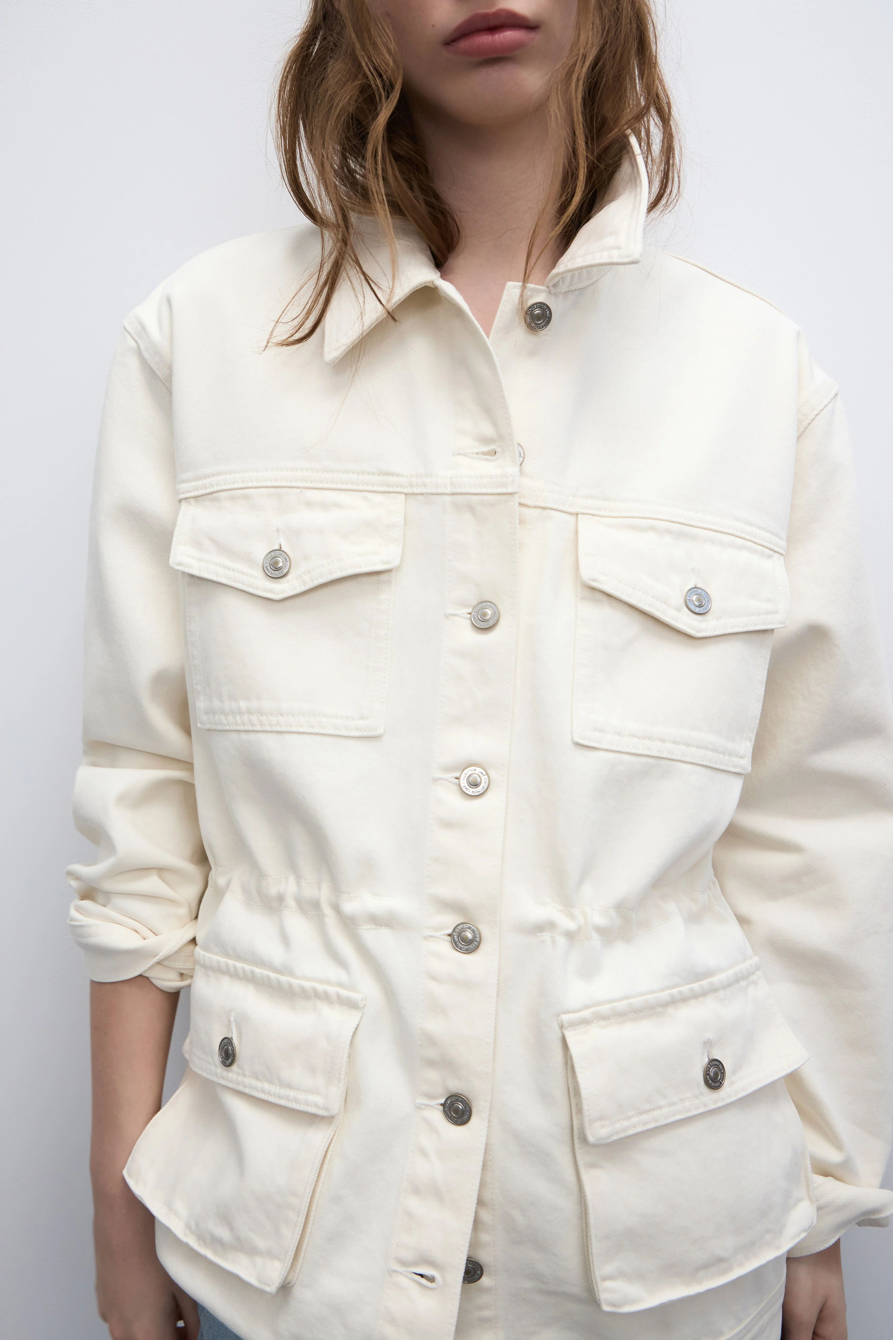 DENIM CARGO JACKET - Image 5