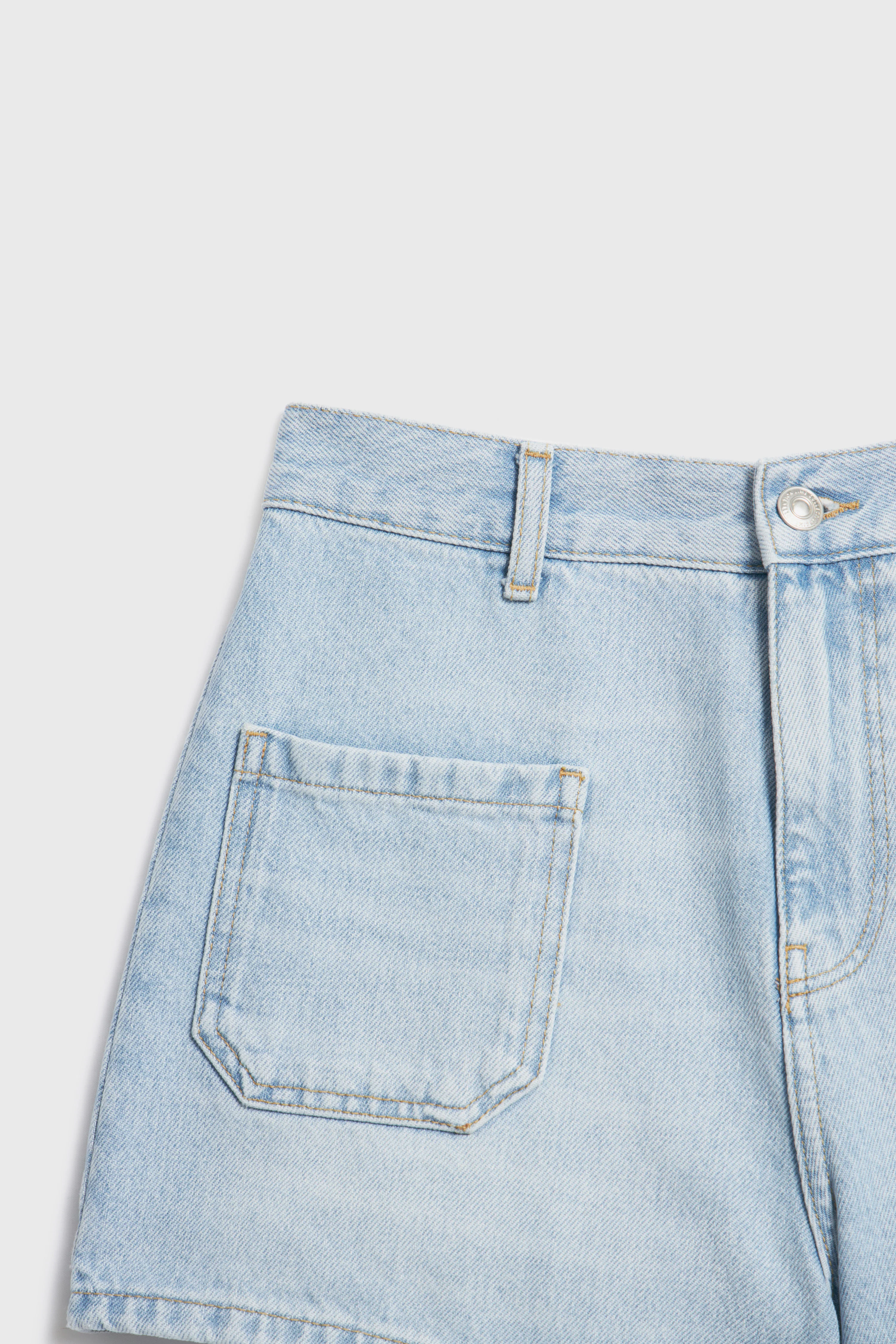 DENIM MINI SHORTS - Image 8
