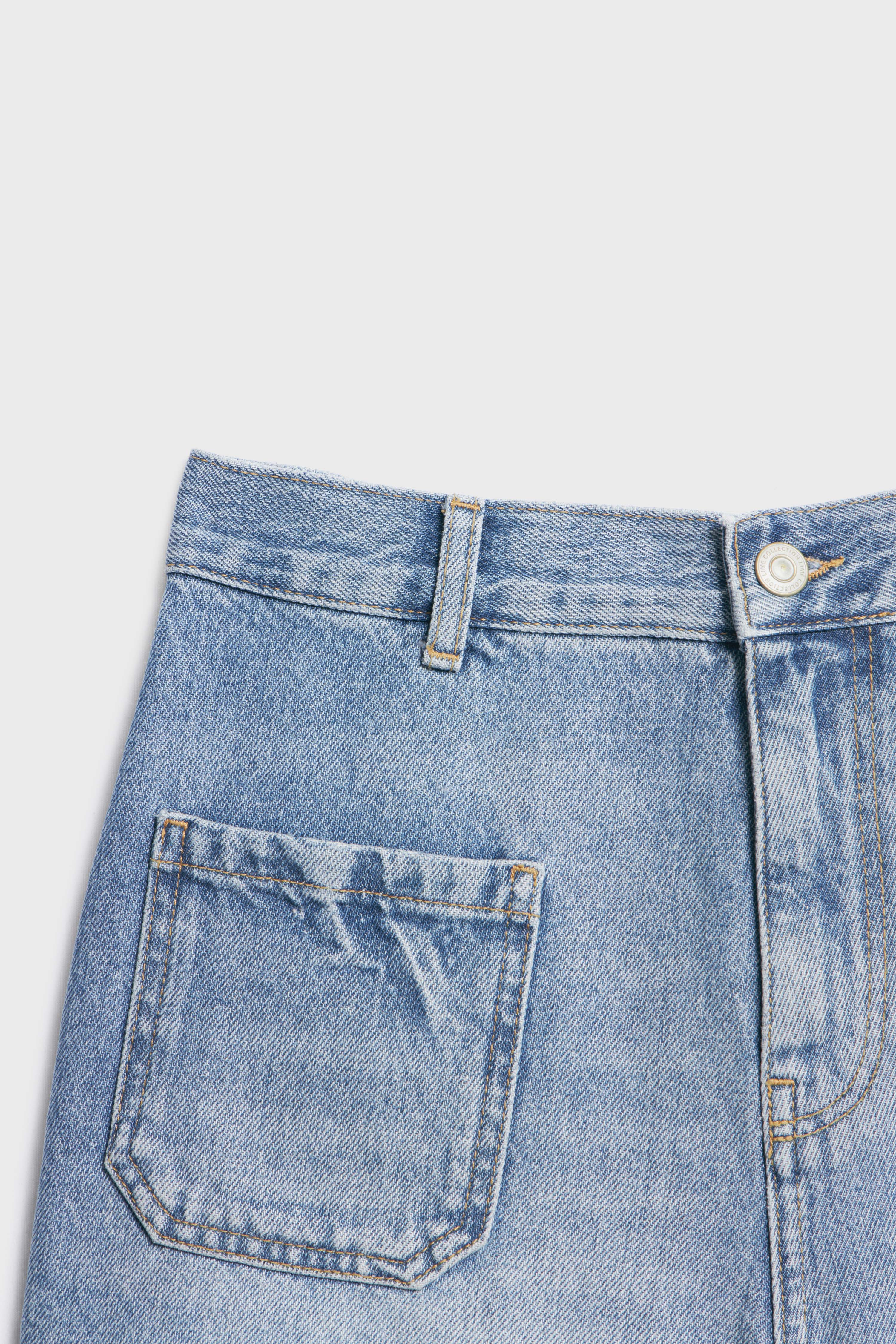 DENIM MINI SHORTS - Image 8