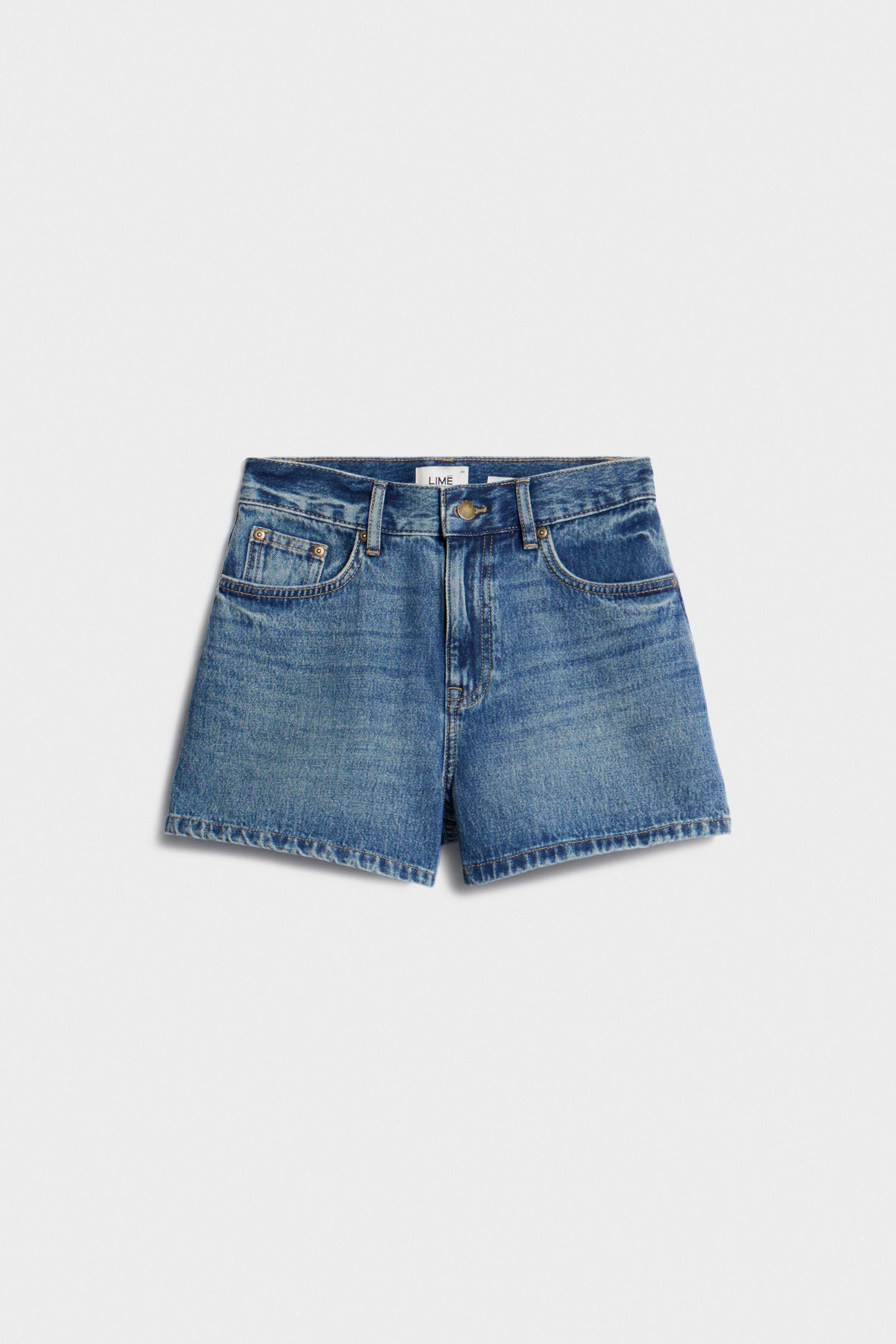 DENIM MINI SHORTS - Image 6
